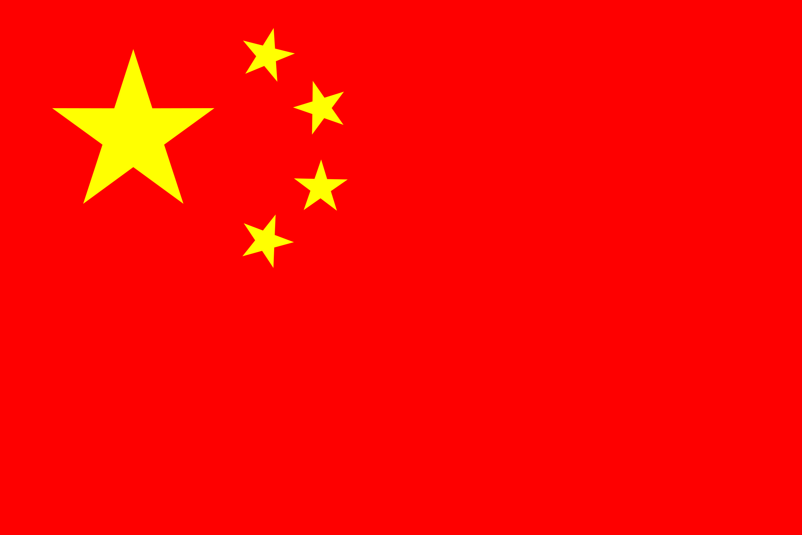 General 2551x1701 flag stars red background China