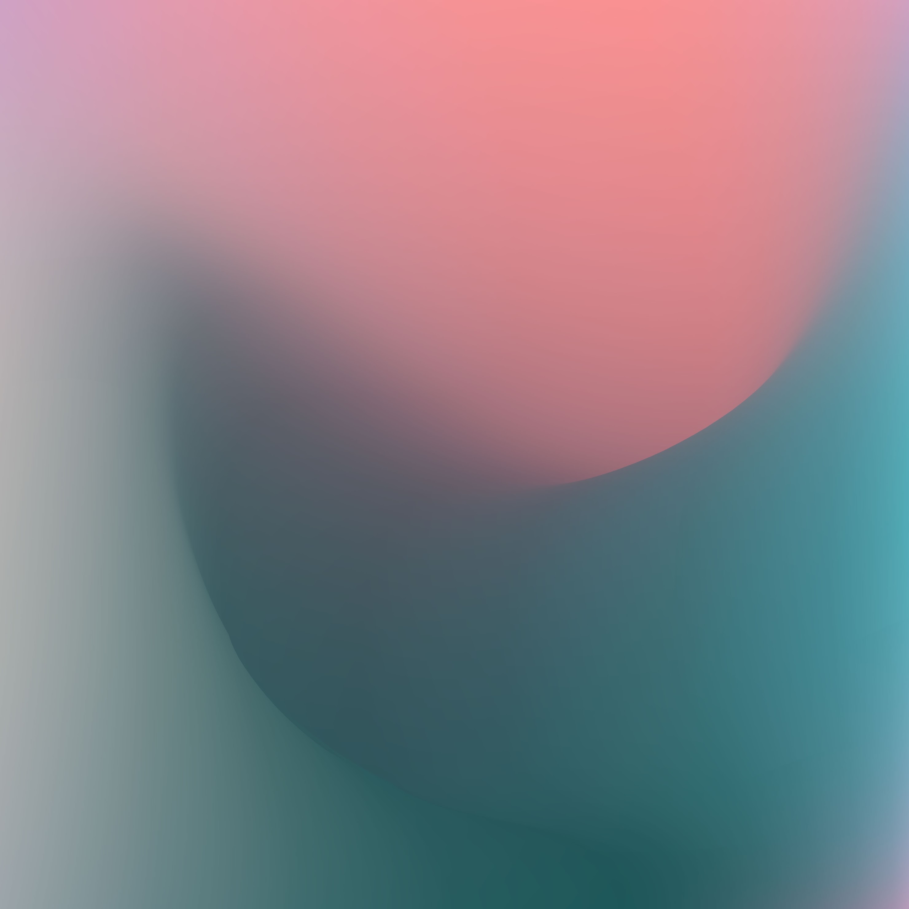 Blurred shapes on a minimalistic background
