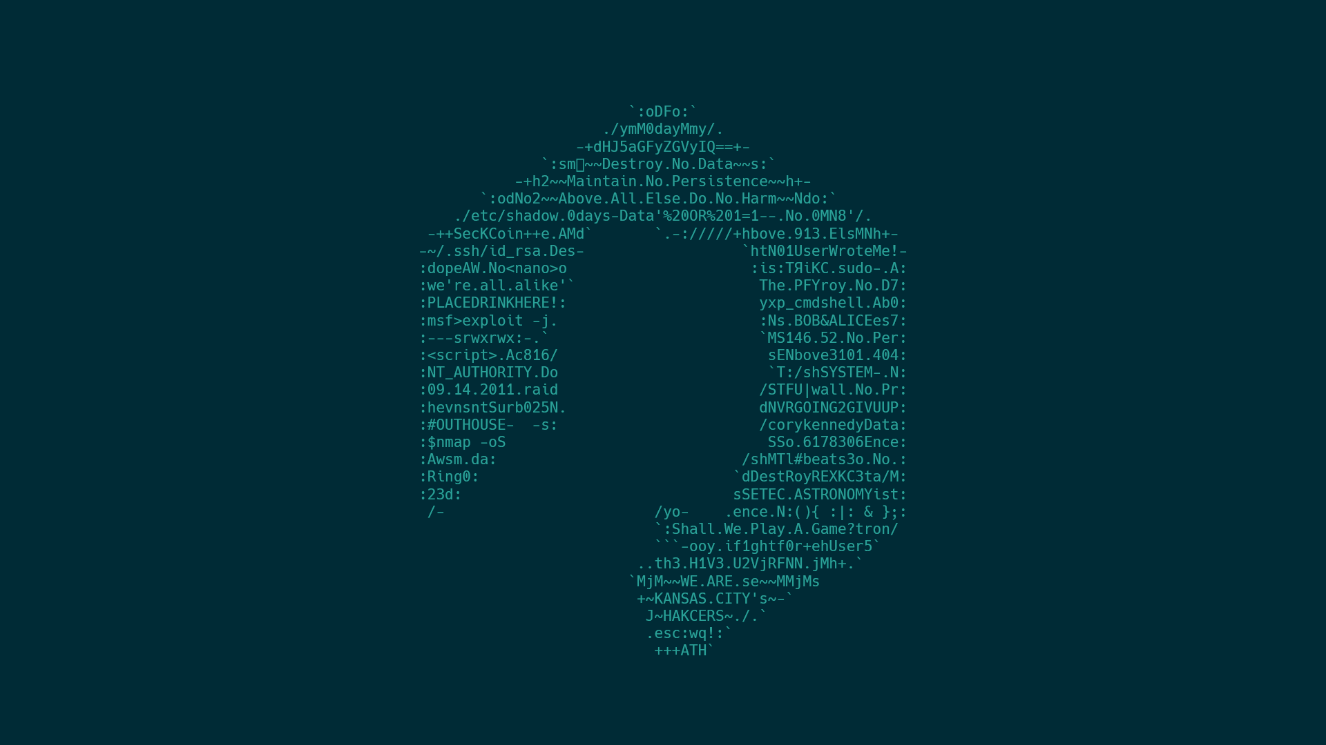 General 1920x1080 ASCII art solarized minimalism terminals Linux typography code