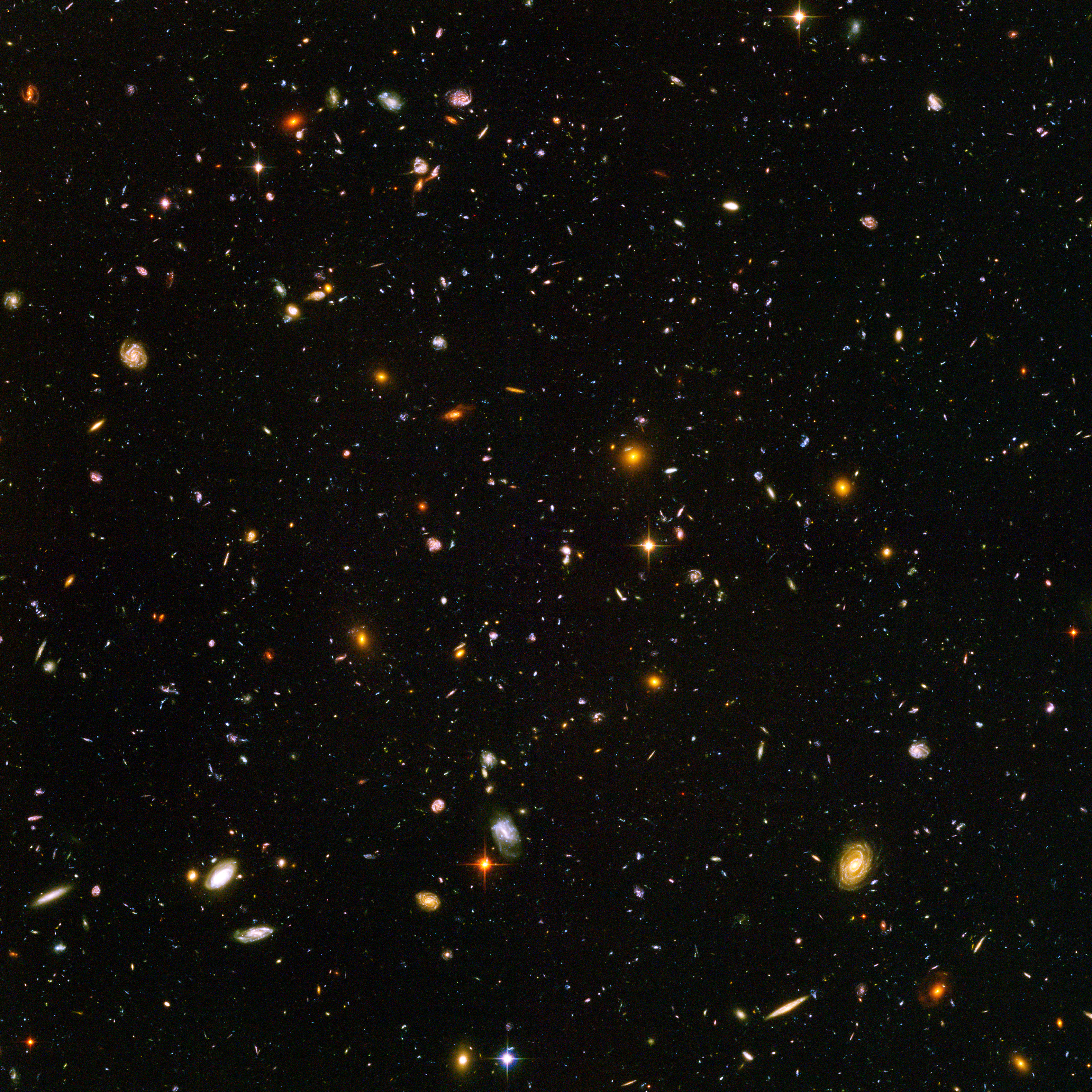 General 3156x3156 stars space galaxy Hubble Ultra Deep Field HUDF Hubble