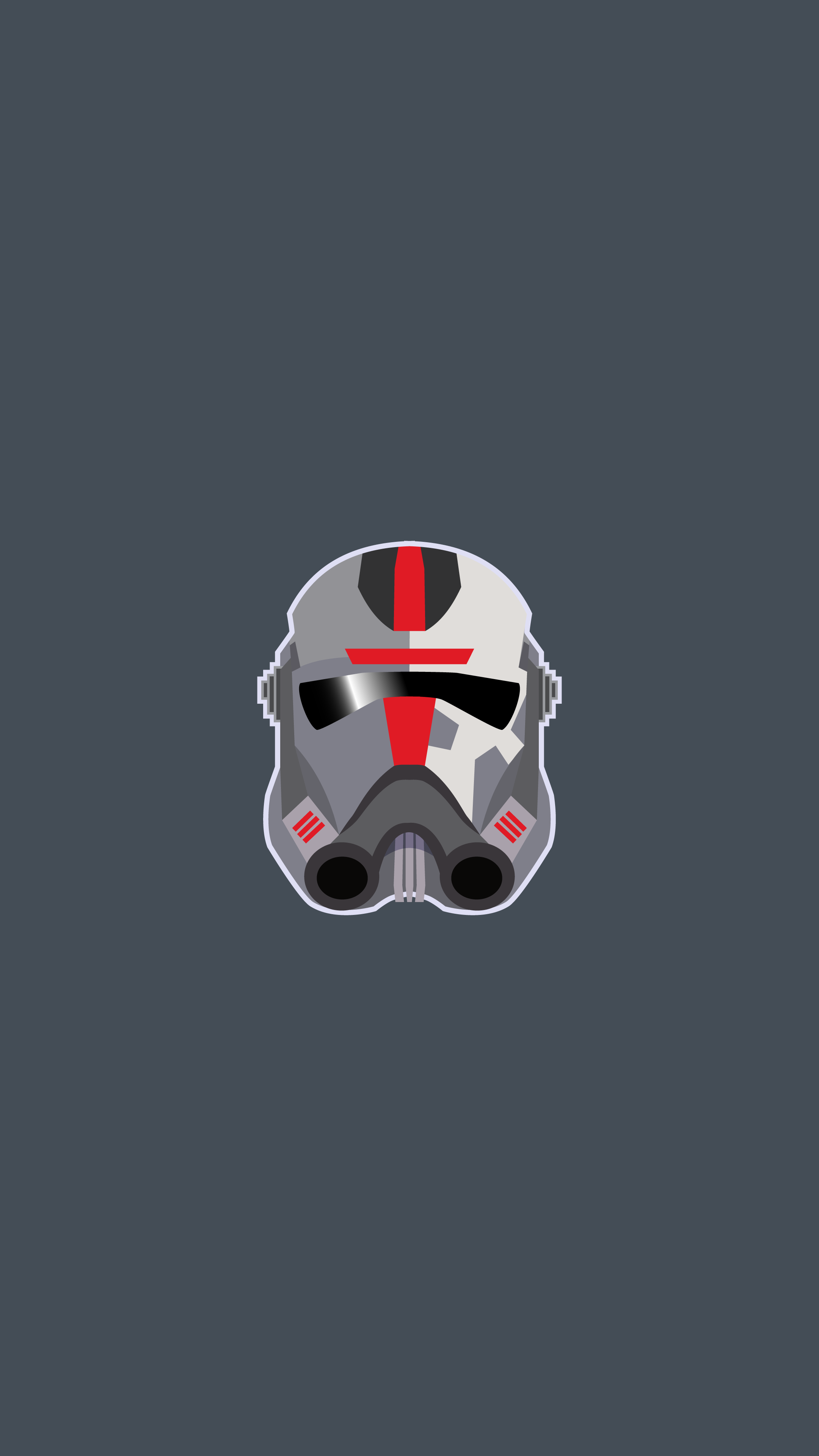 General 2160x3840 star wars bad batch Star Wars bad batch helmet clone trooper TV series minimalism gray background portrait display