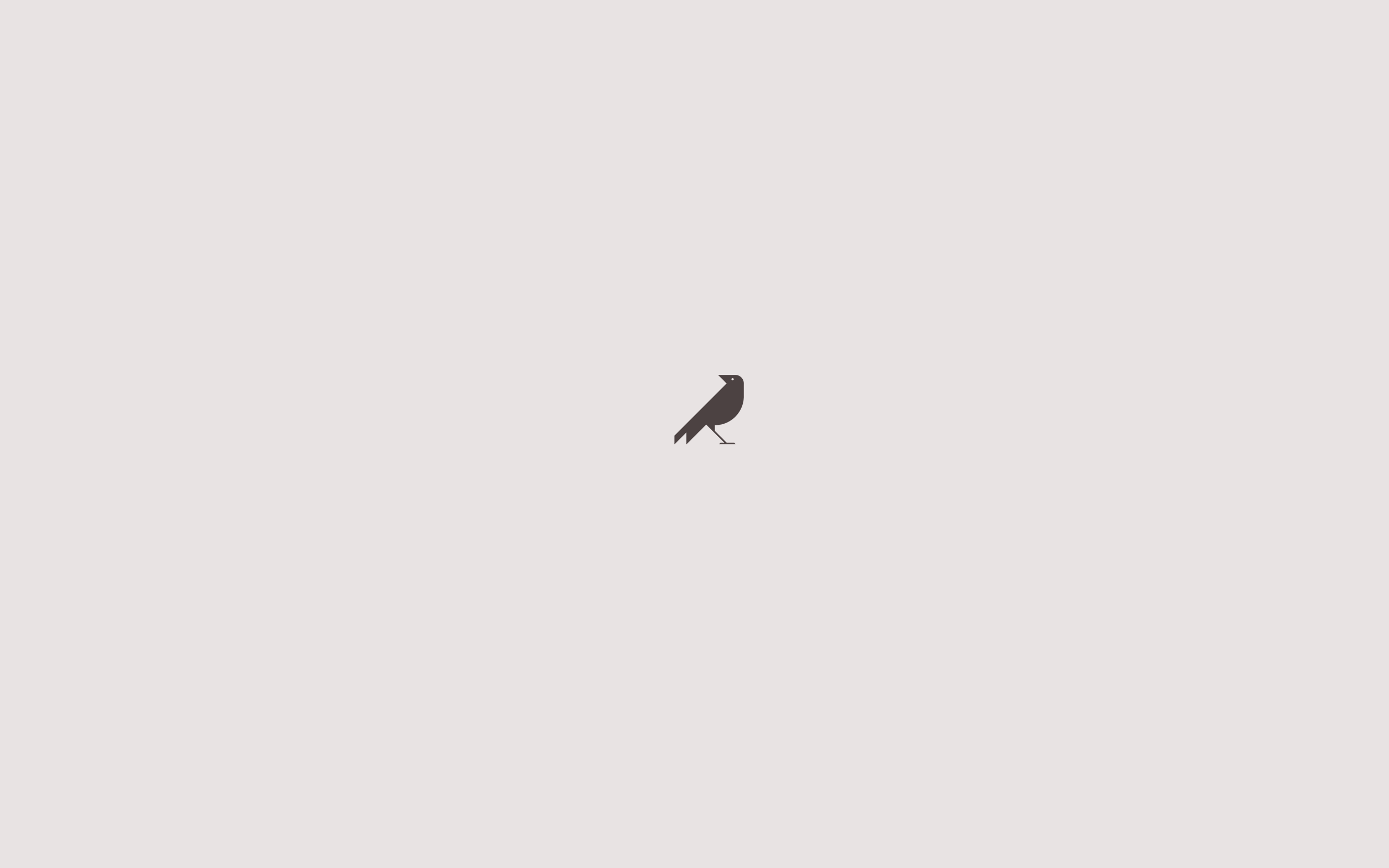 General 2560x1600 minimalism simple background gray crow silhouette digital art animals
