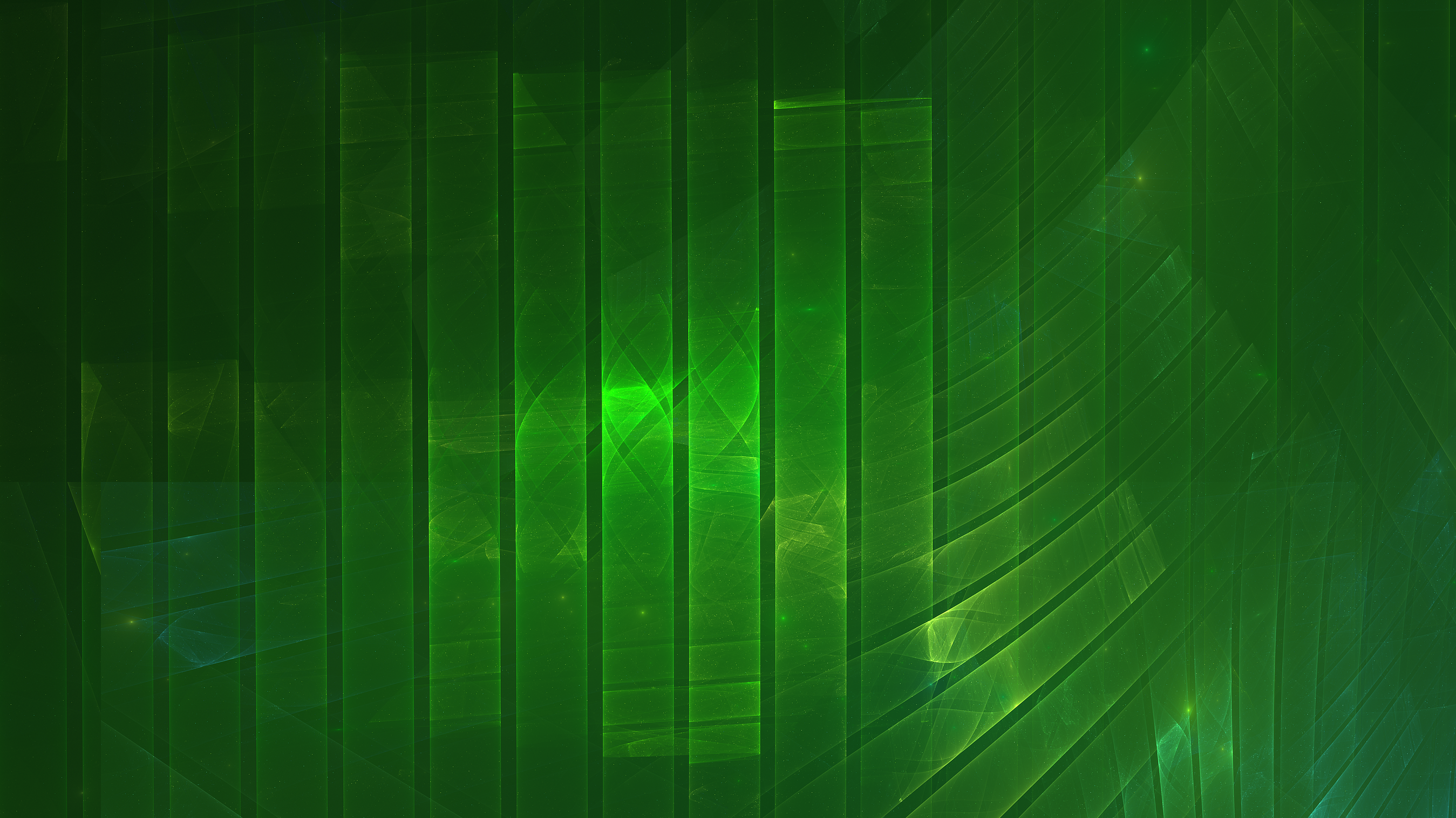 General 2698x1517 fractal abstract digital art green green background