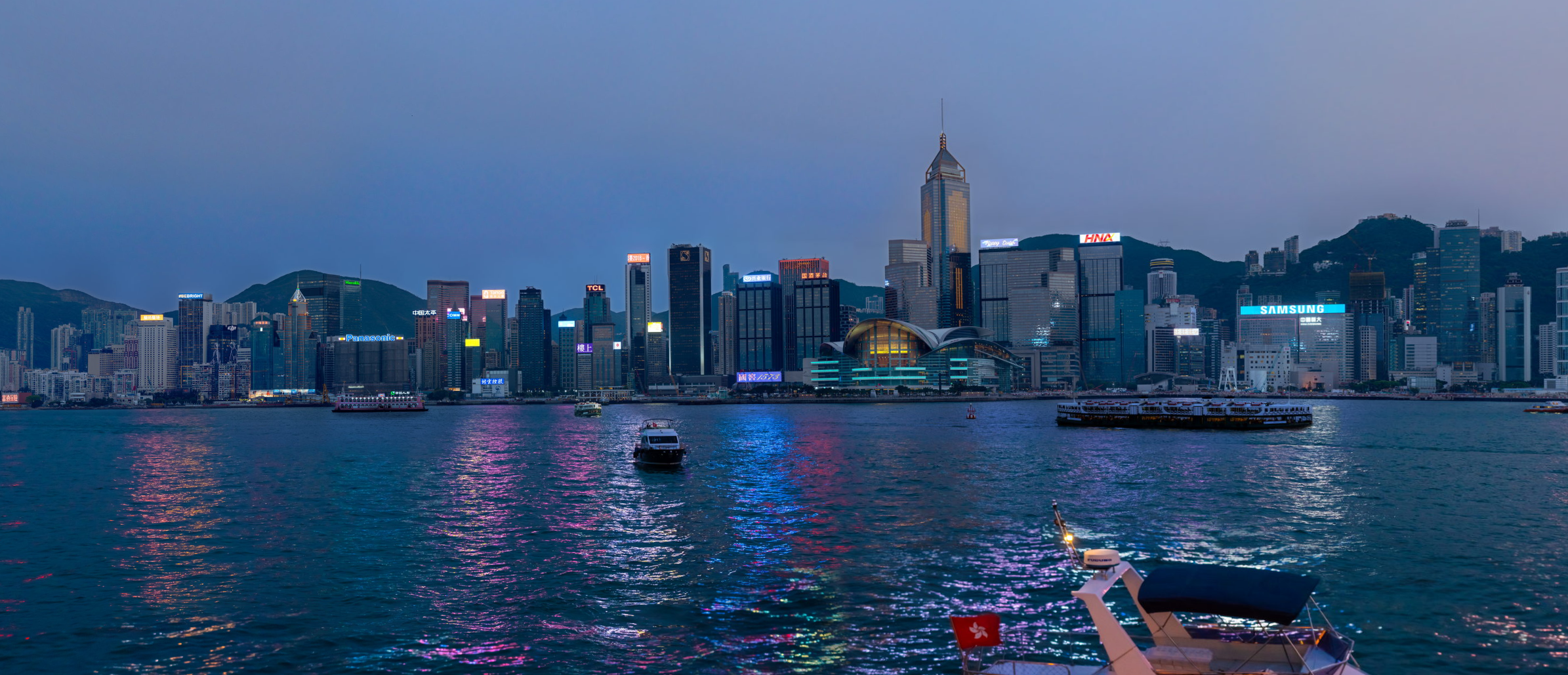 General 2390x1029 Hong Kong Asia water cityscape