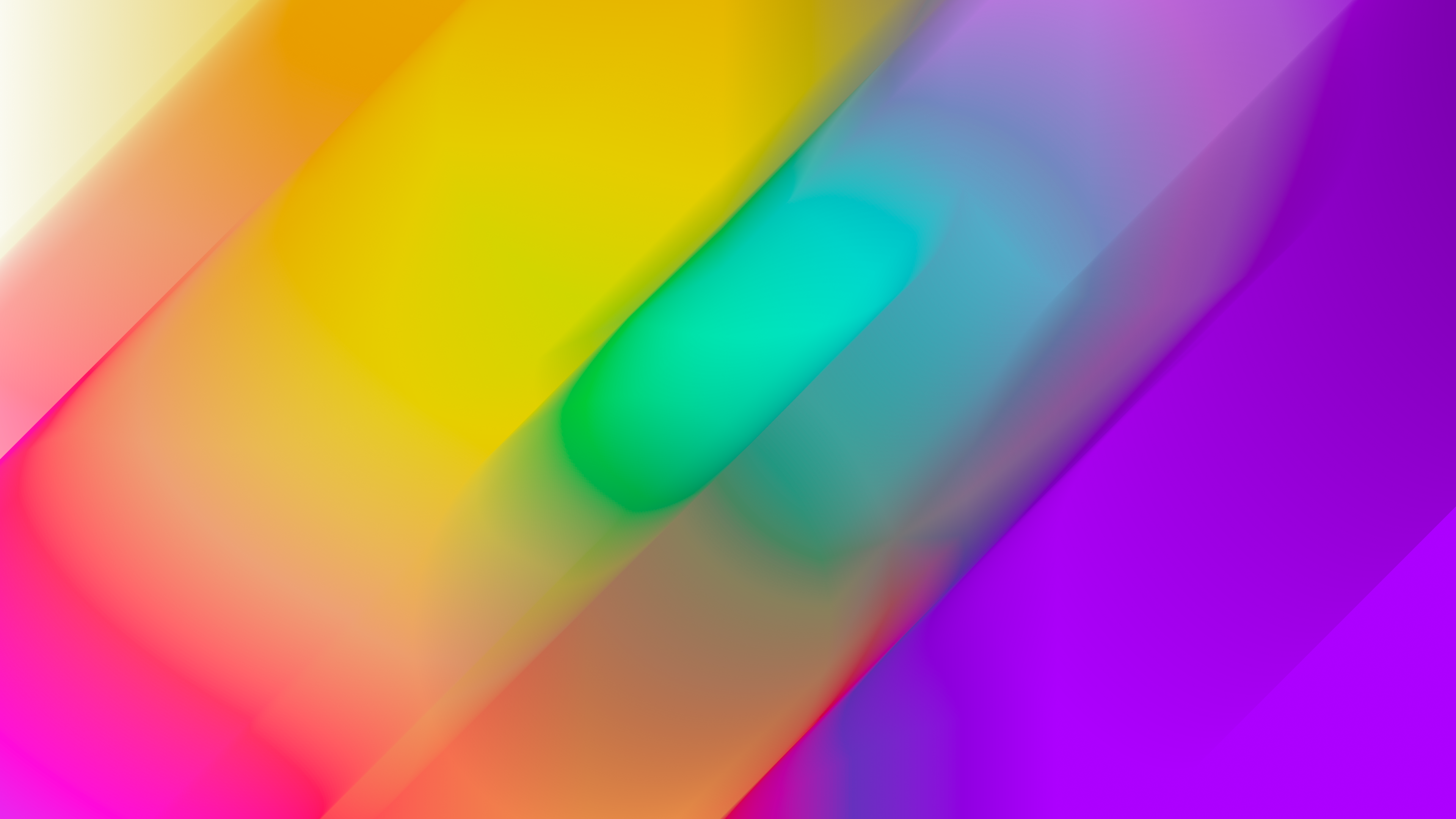 General 3840x2160 abstract colorful yellow purple pink turquoise digital art