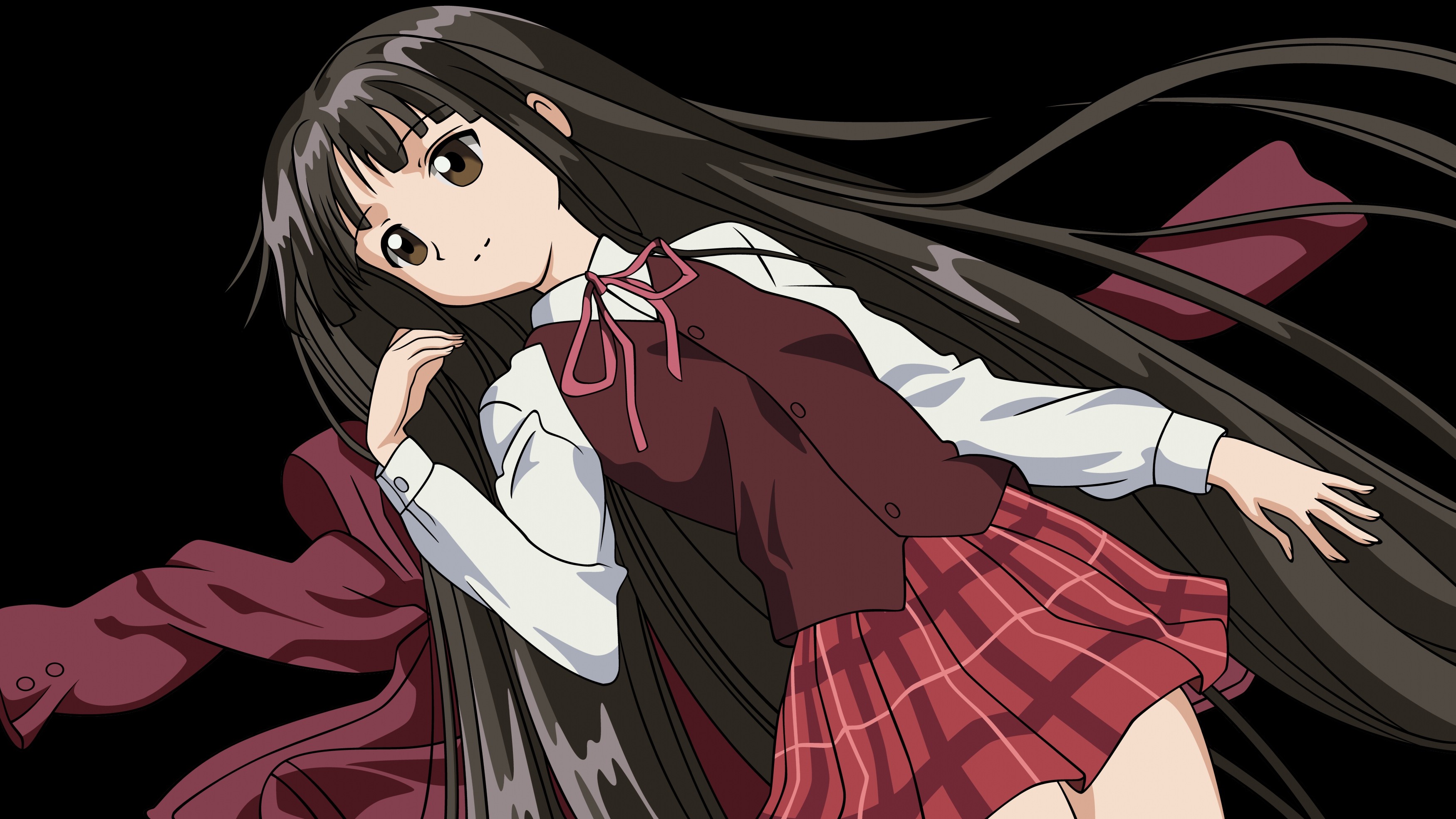Anime 3500x1969 Mahou Sensei Negima Konoe Konoka schoolgirl