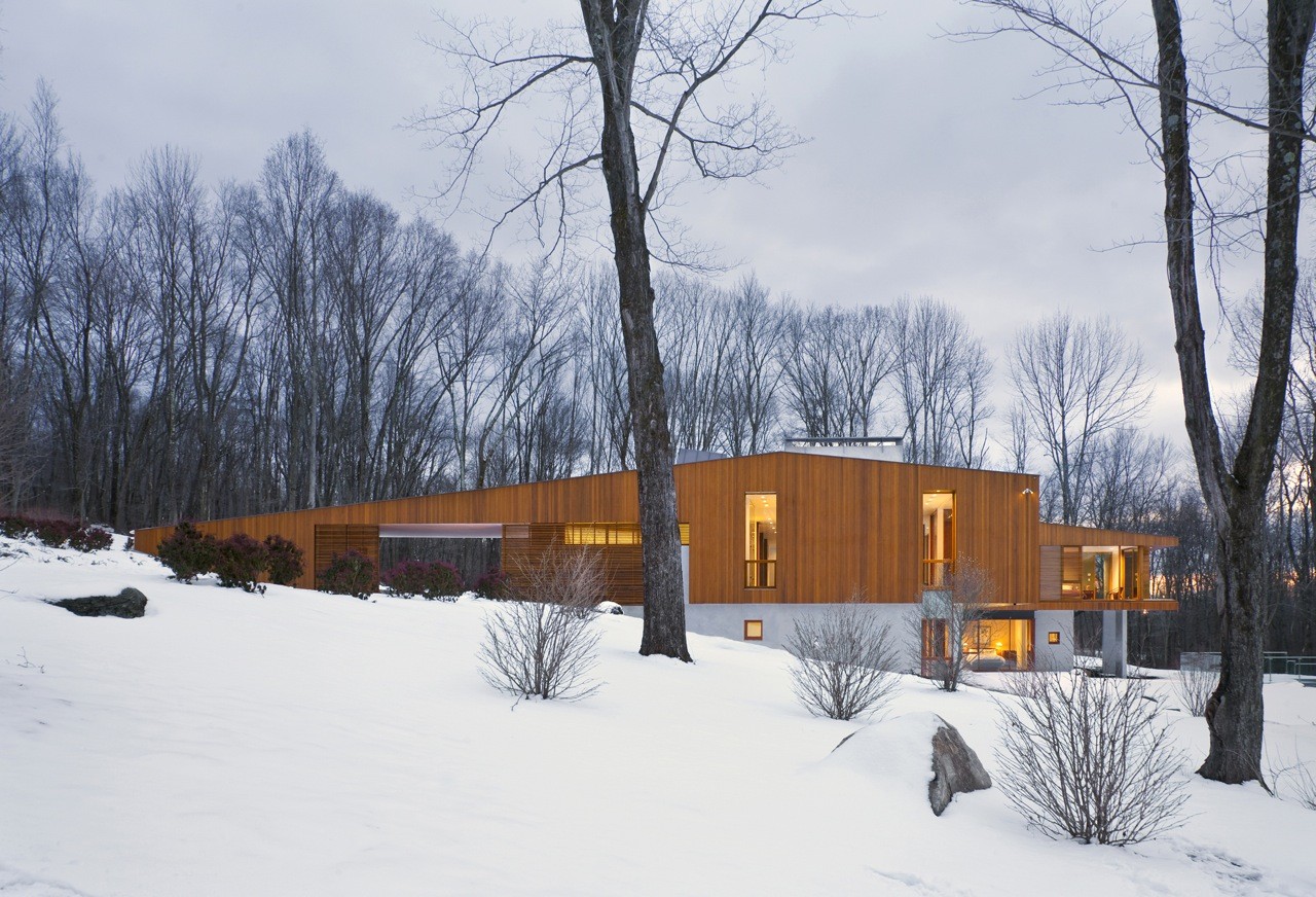 General 1280x872 house architecture modern snow winter