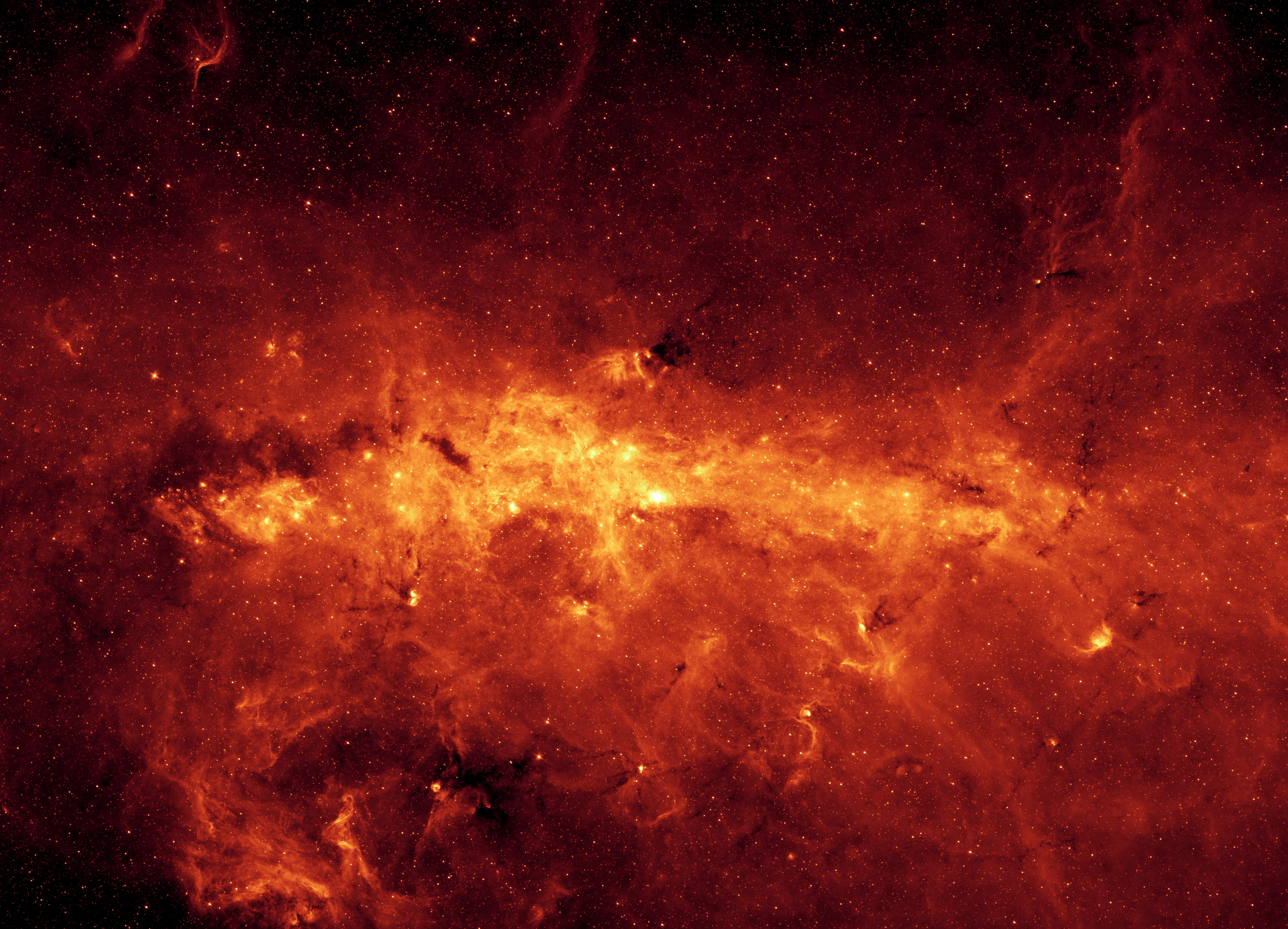 General 7002x5050 galaxy Milky Way Spitzer Space Telescope stars