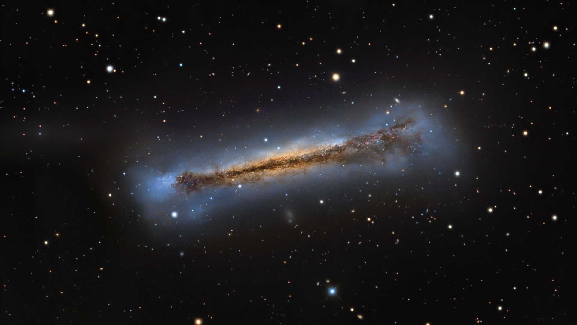 General 1920x1080 galaxy space stars Hubble Deep Field Hubble space art digital art