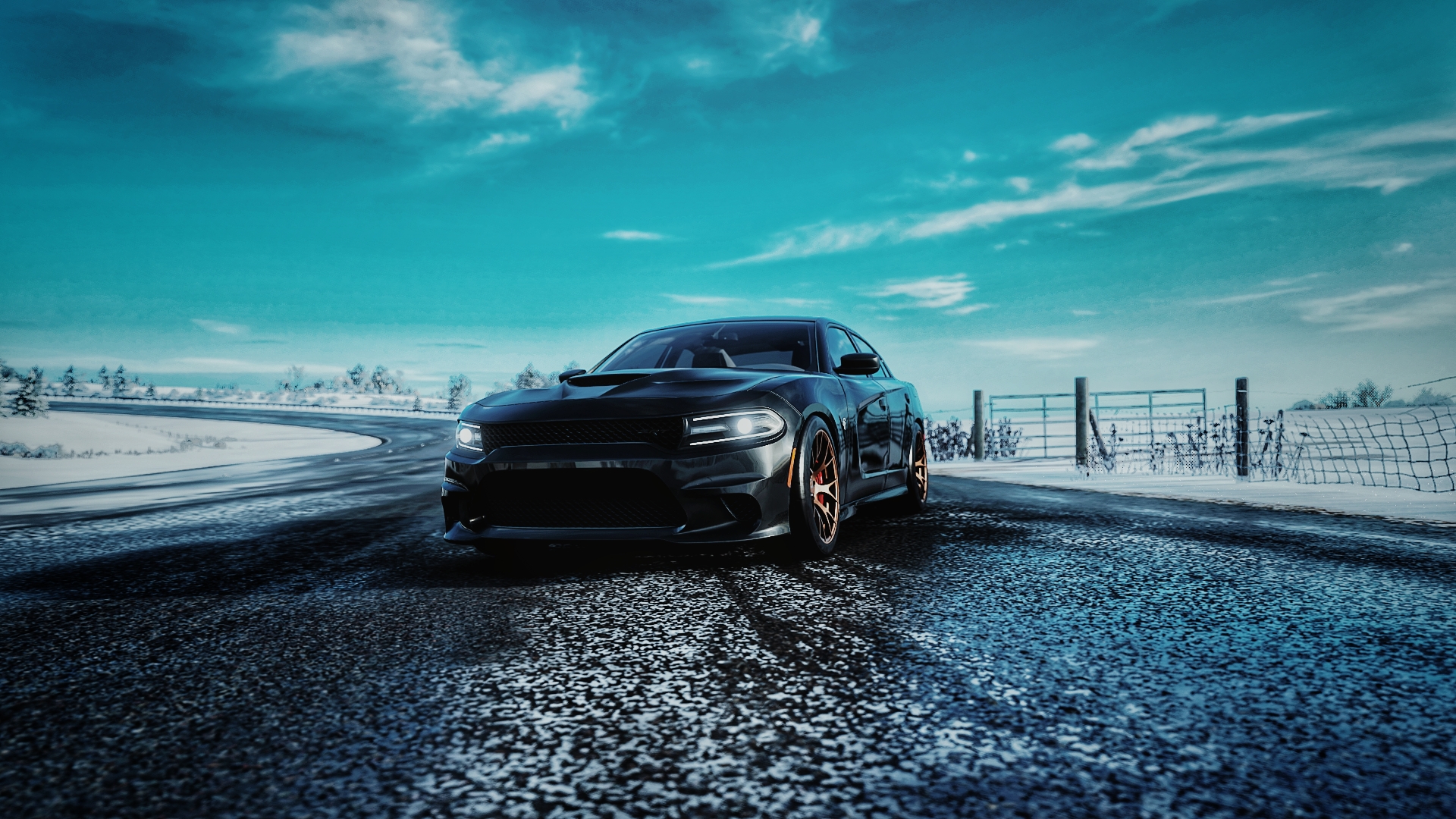 General 1920x1080 Dodge Dodge Charger hellcat Brembo Forza Horizon 4 SRT Fortune Island muscle cars American cars Stellantis video games PlaygroundGames Turn 10 Studios Xbox Game Studios V8 engine