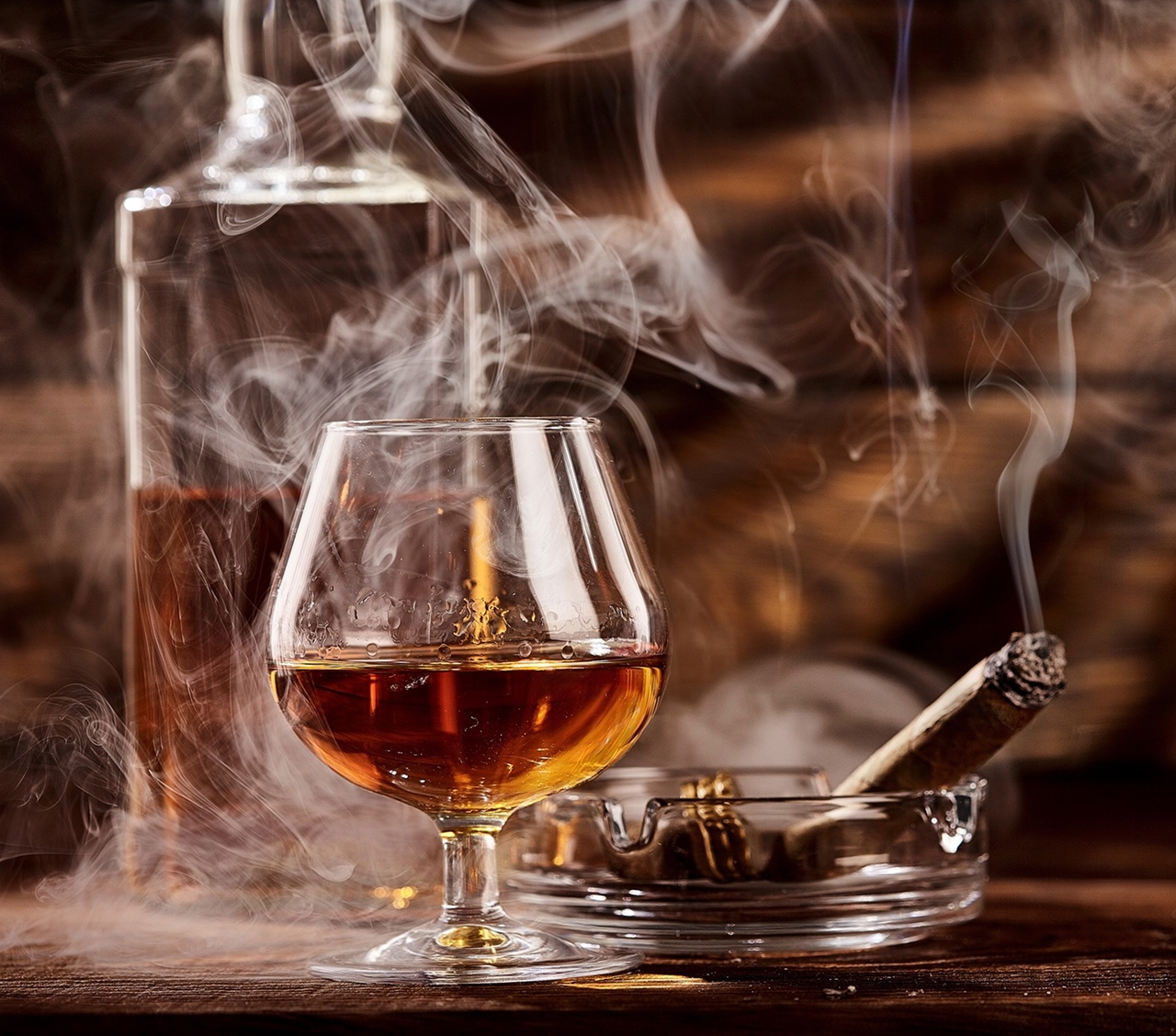 General 1280x1128 cognac cigars smoking drinking glass smoke alcohol