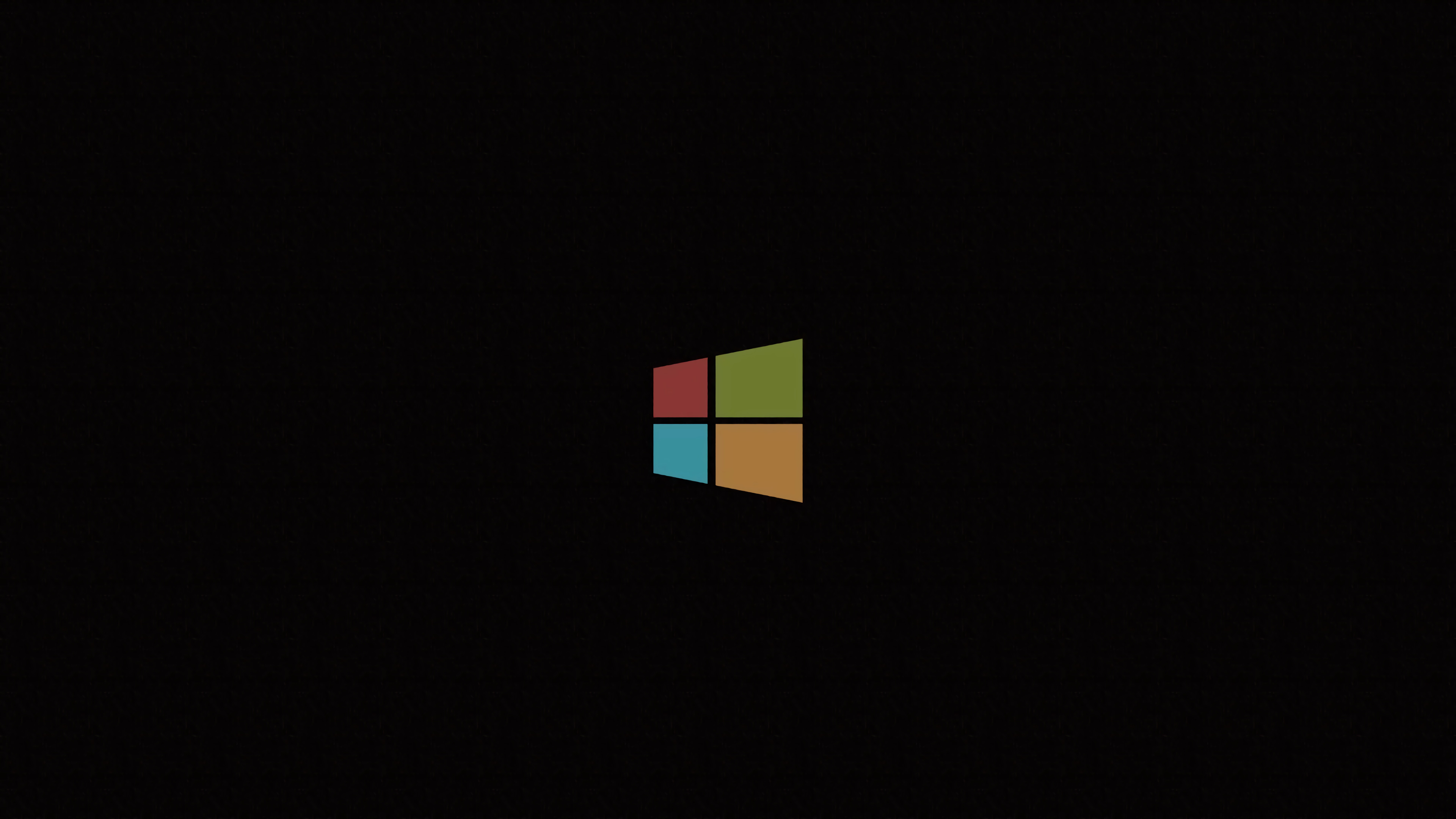 General 3840x2160 simple background minimalism Microsoft Microsoft Windows black background operating system