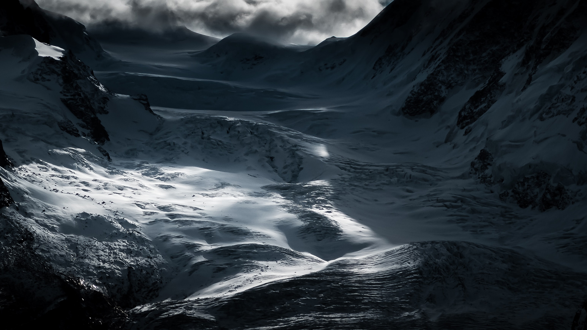General 1920x1080 photography snow mountains clouds