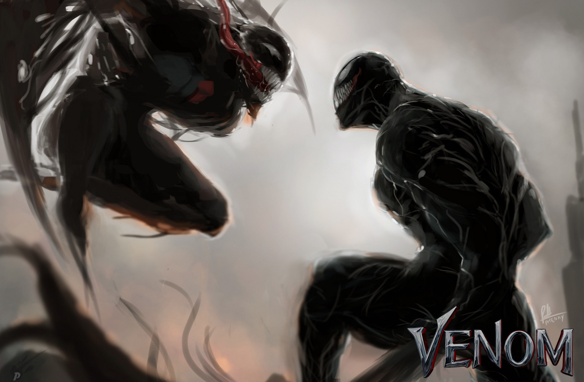 General 1920x1255 artwork creature Venom Symbiote comics