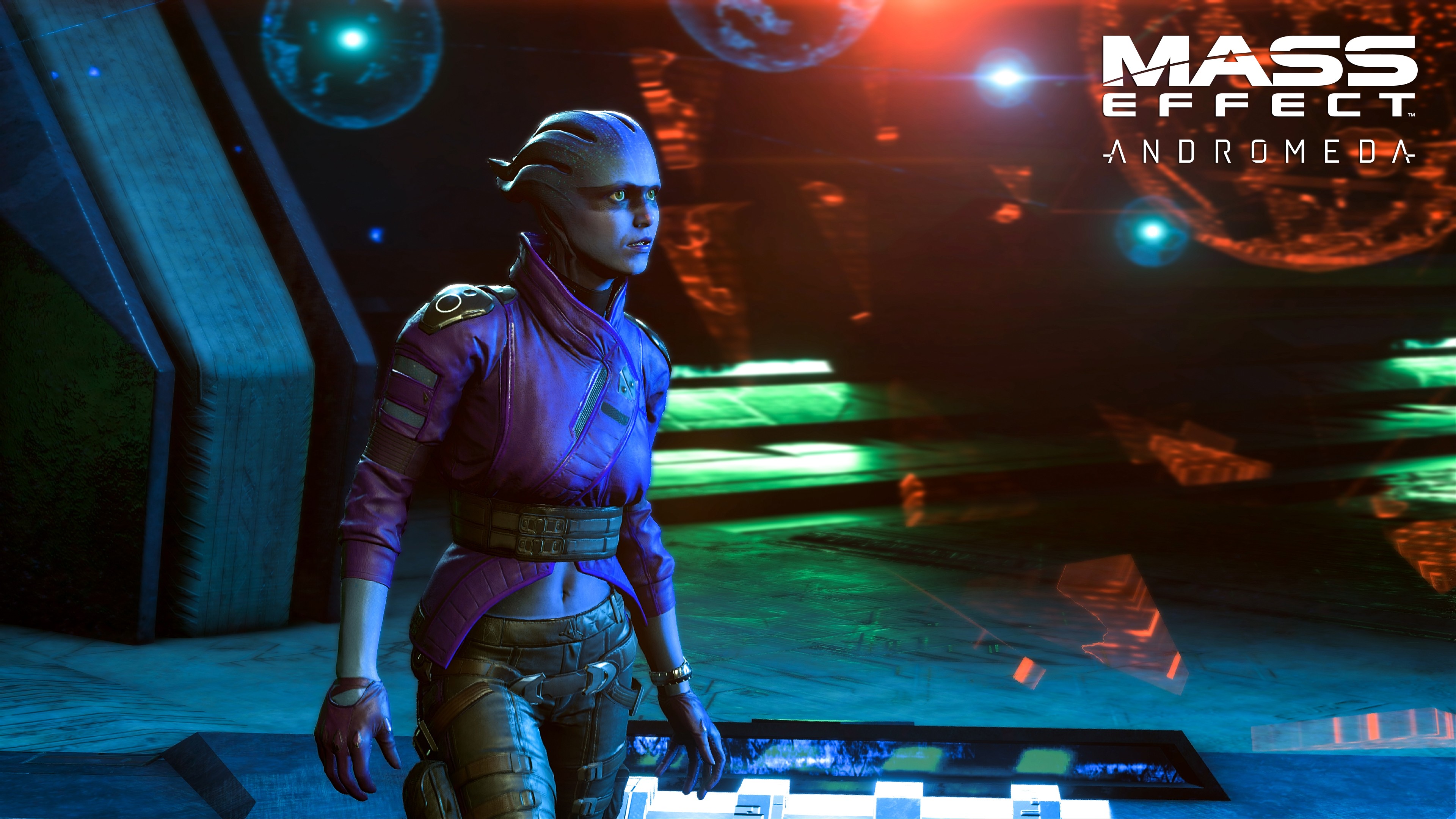 General 3840x2160 Mass Effect: Andromeda Mass Effect video games Pelessaria B'Sayle Asari Bioware Electronic Arts video game characters