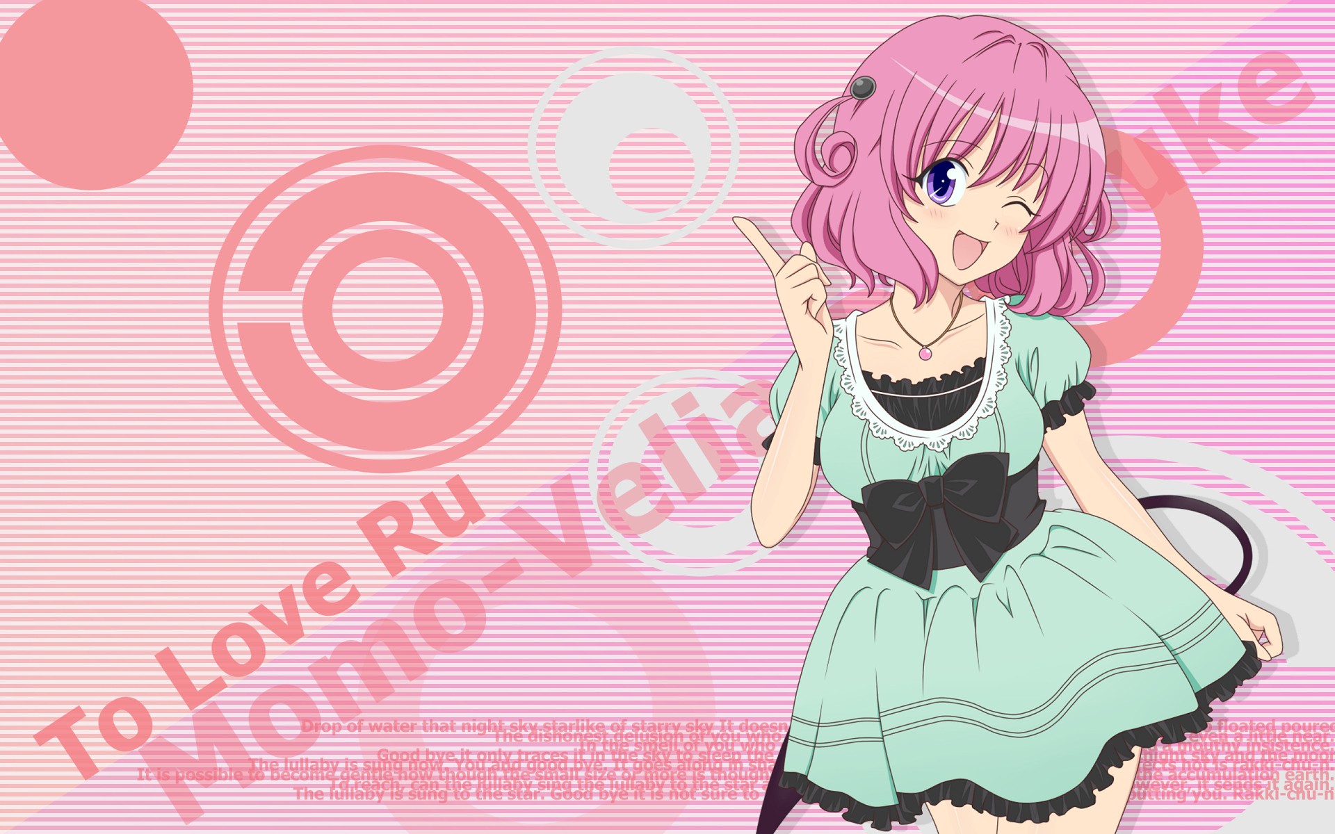 Anime 1920x1200 To Love-ru Momo Velia Deviluke pink hair anime girls