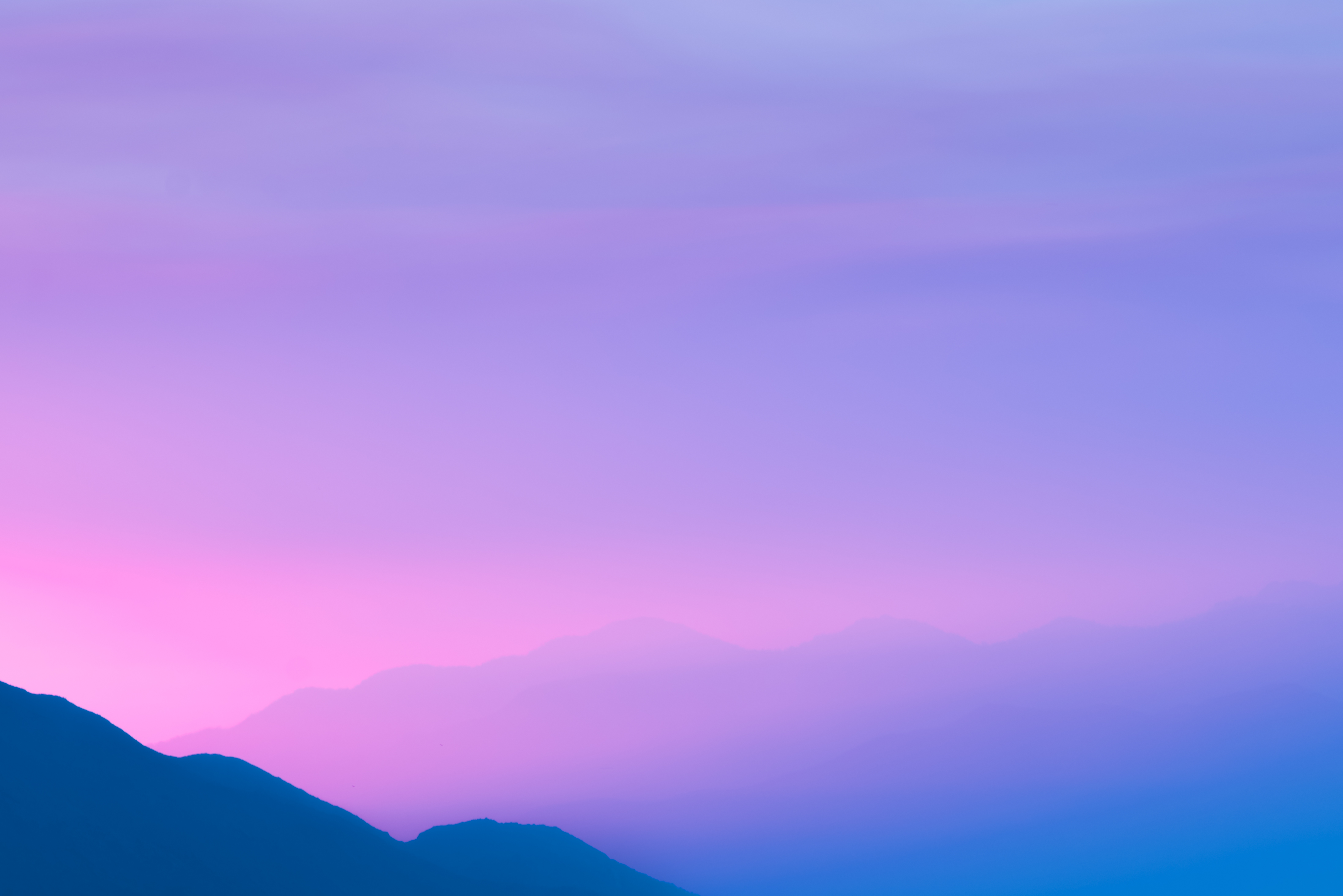 General 4389x2928 nature landscape mountains sky purple blue violet