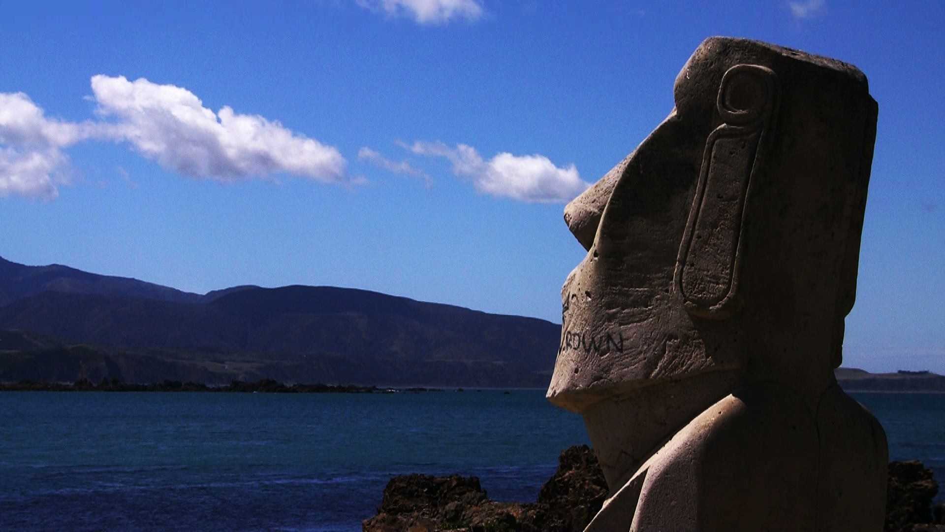 General 1920x1080 Moai Easter Island landscape sky island sea photography World Heritage Site statue landmark