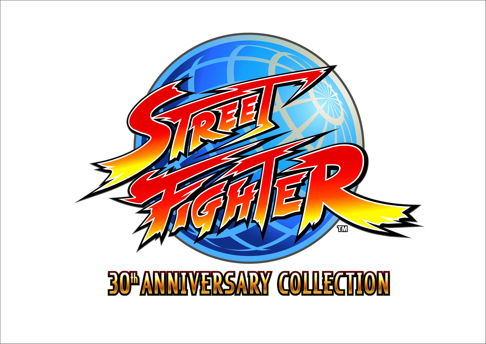 General 2069x1464 Street Fighter video game art Capcom logo video games Street Fighter 30th Anniversary Collection simple background white background