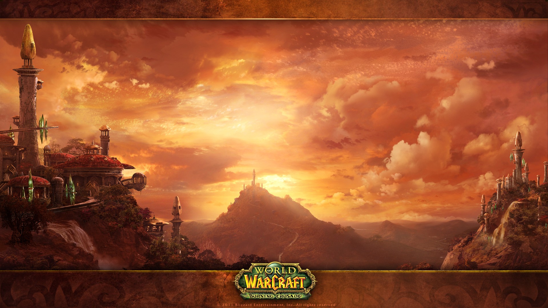 General 1920x1080 Blizzard Entertainment Warcraft World of Warcraft Silvermoon City World of Warcraft: The Burning Crusade video games 2011 (Year) PC gaming