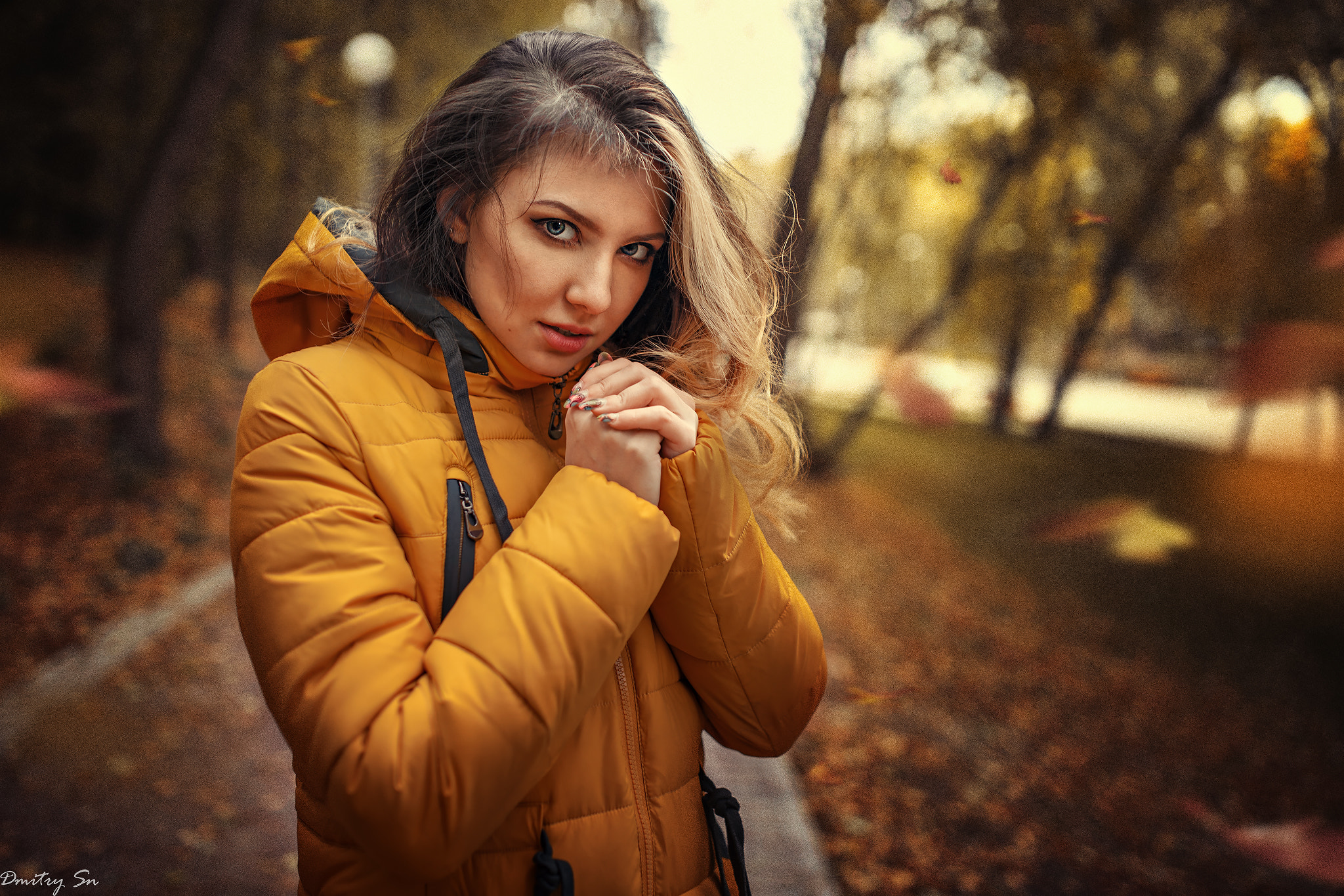 People 2048x1365 model women portrait photography 500px orange jacket jacket Dmitry Shulgin Kristina