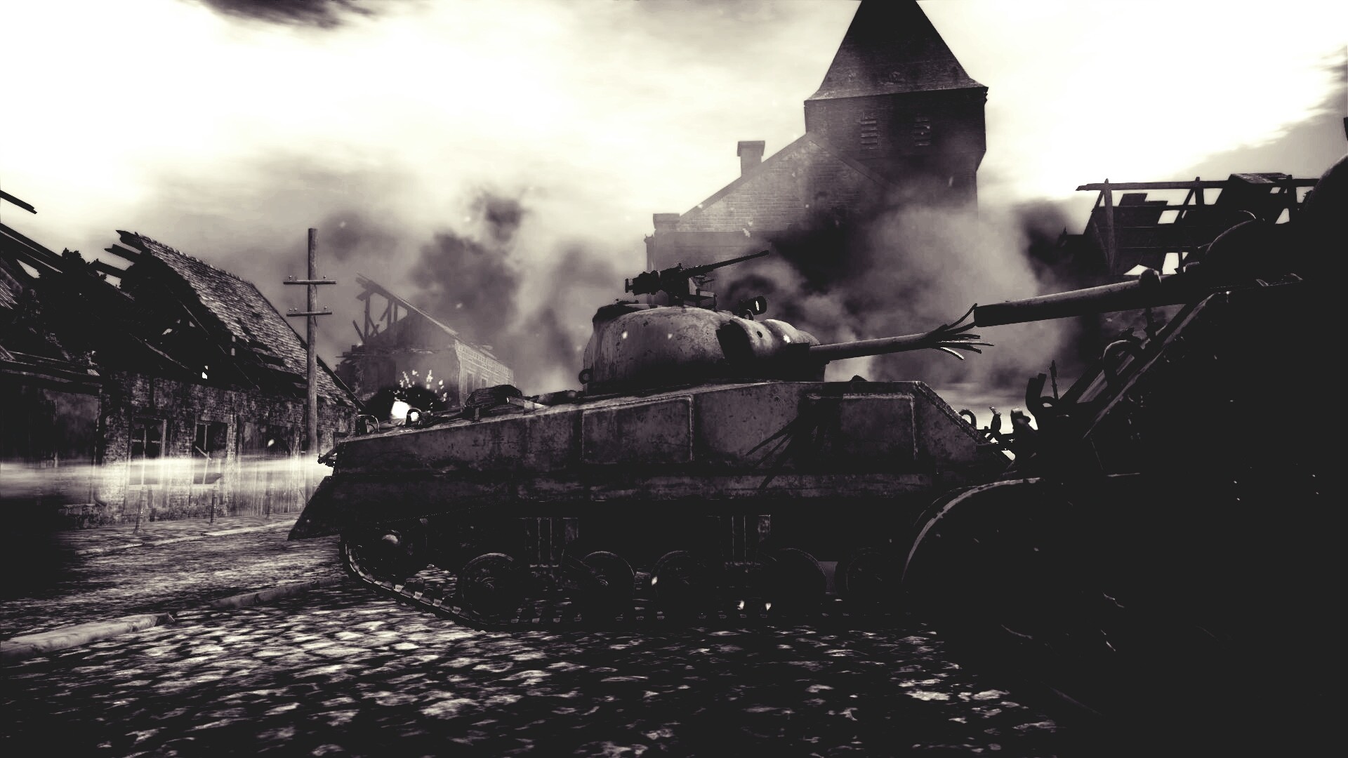 General 1920x1080 War Thunder war tank M4 Sherman video games Gaijin Entertainment American tanks