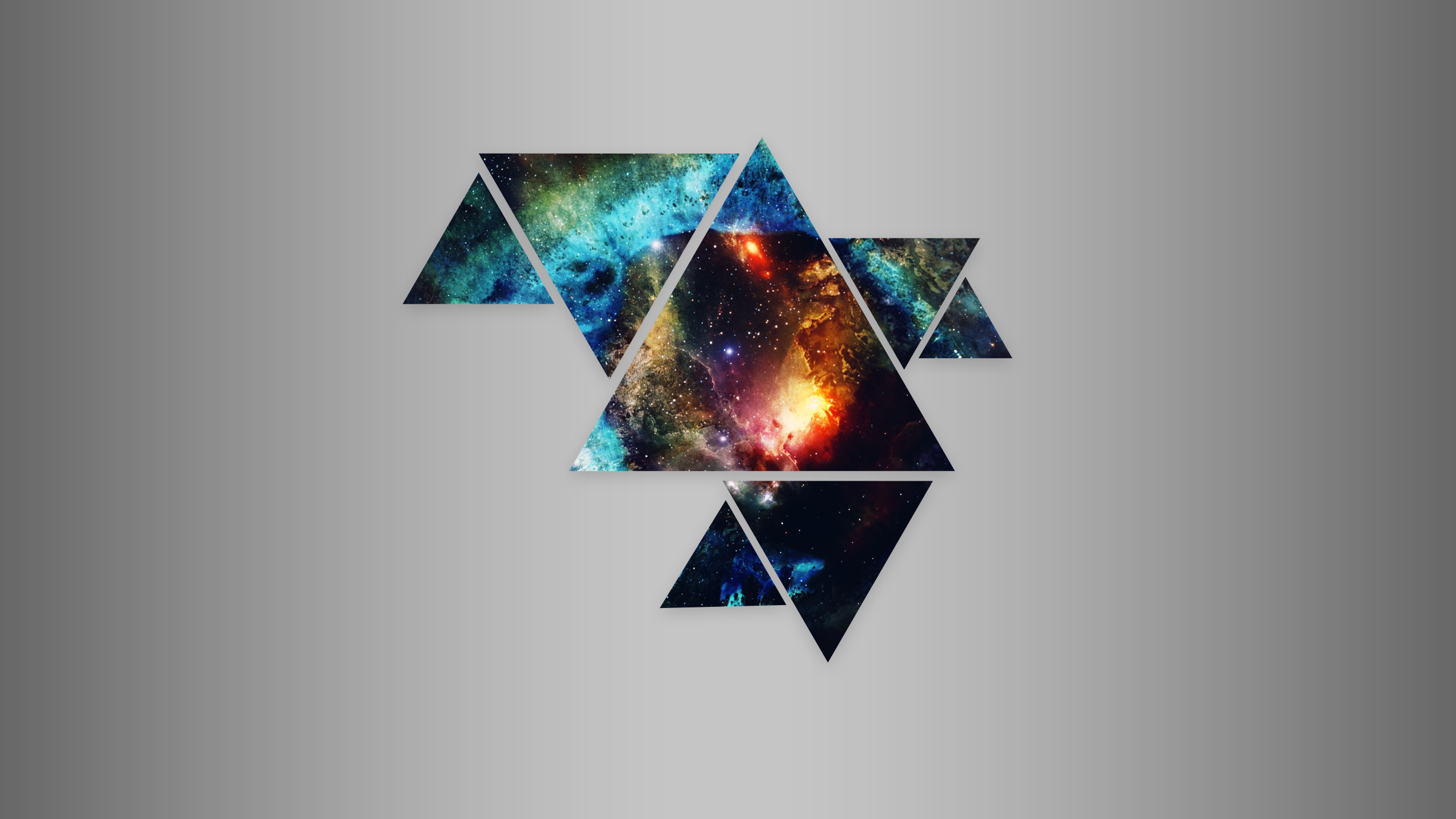 General 2560x1440 abstract triangle space simple background minimalism