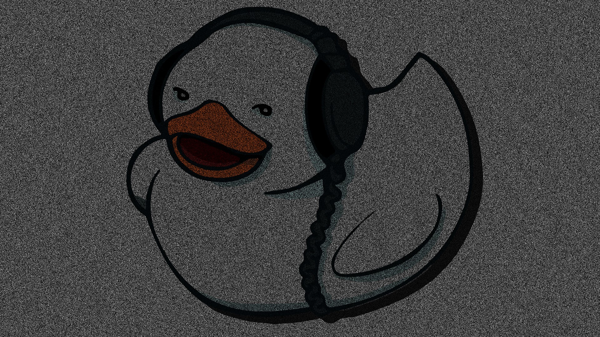 Anime 1920x1080 duck headphones artwork