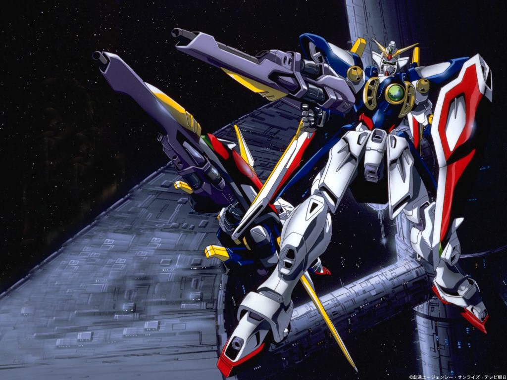 Anime 1024x768 anime Mobile Suit Gundam Wing Gundam Wing Gundam