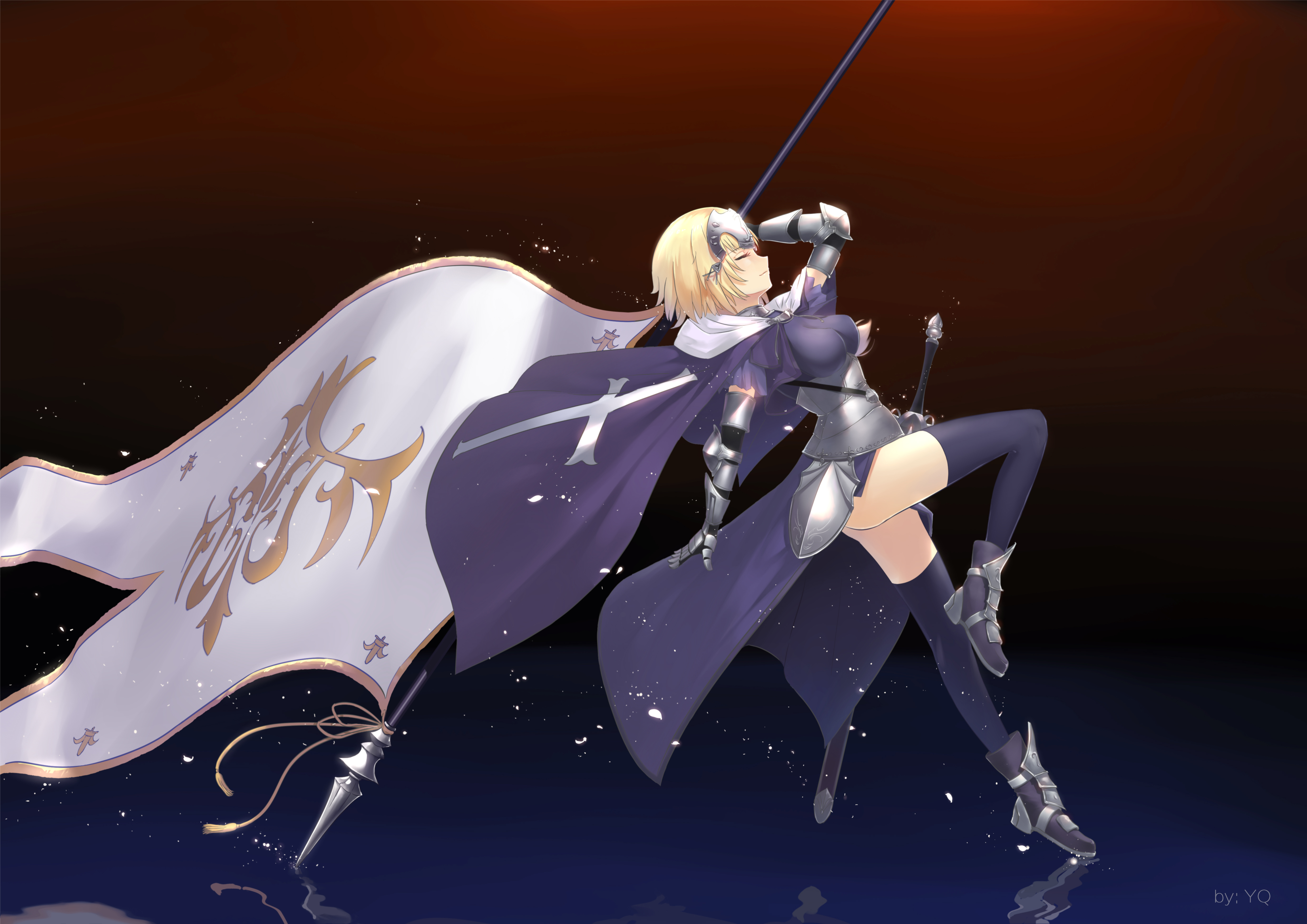 Anime 4960x3507 Fate series Fate/Grand Order Fate/Apocrypha  Ruler (Fate/Apocrypha) anime girls Jeanne d'Arc (Fate)