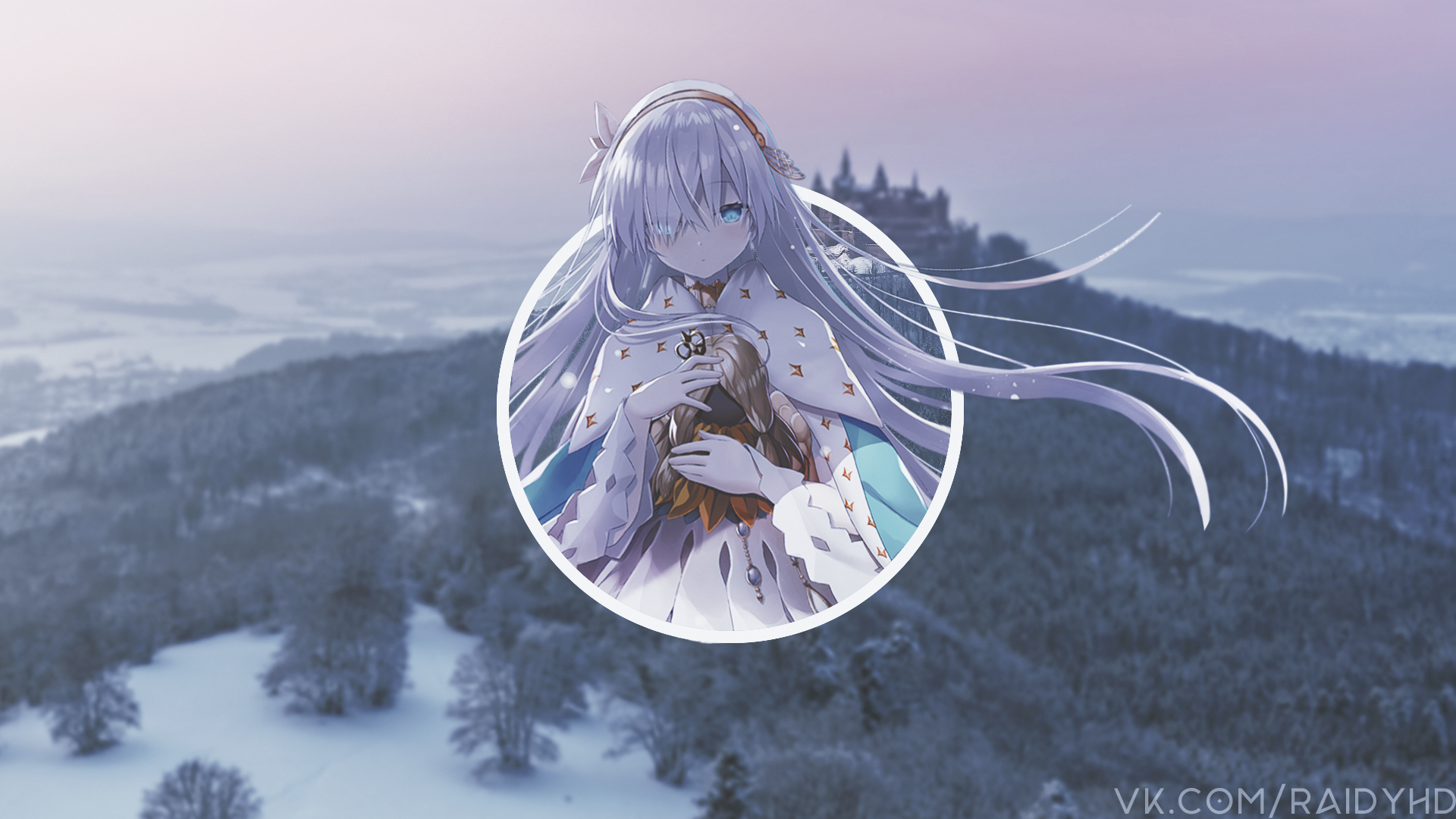 Anime 1920x1080 anime girls winter anime picture-in-picture watermarked
