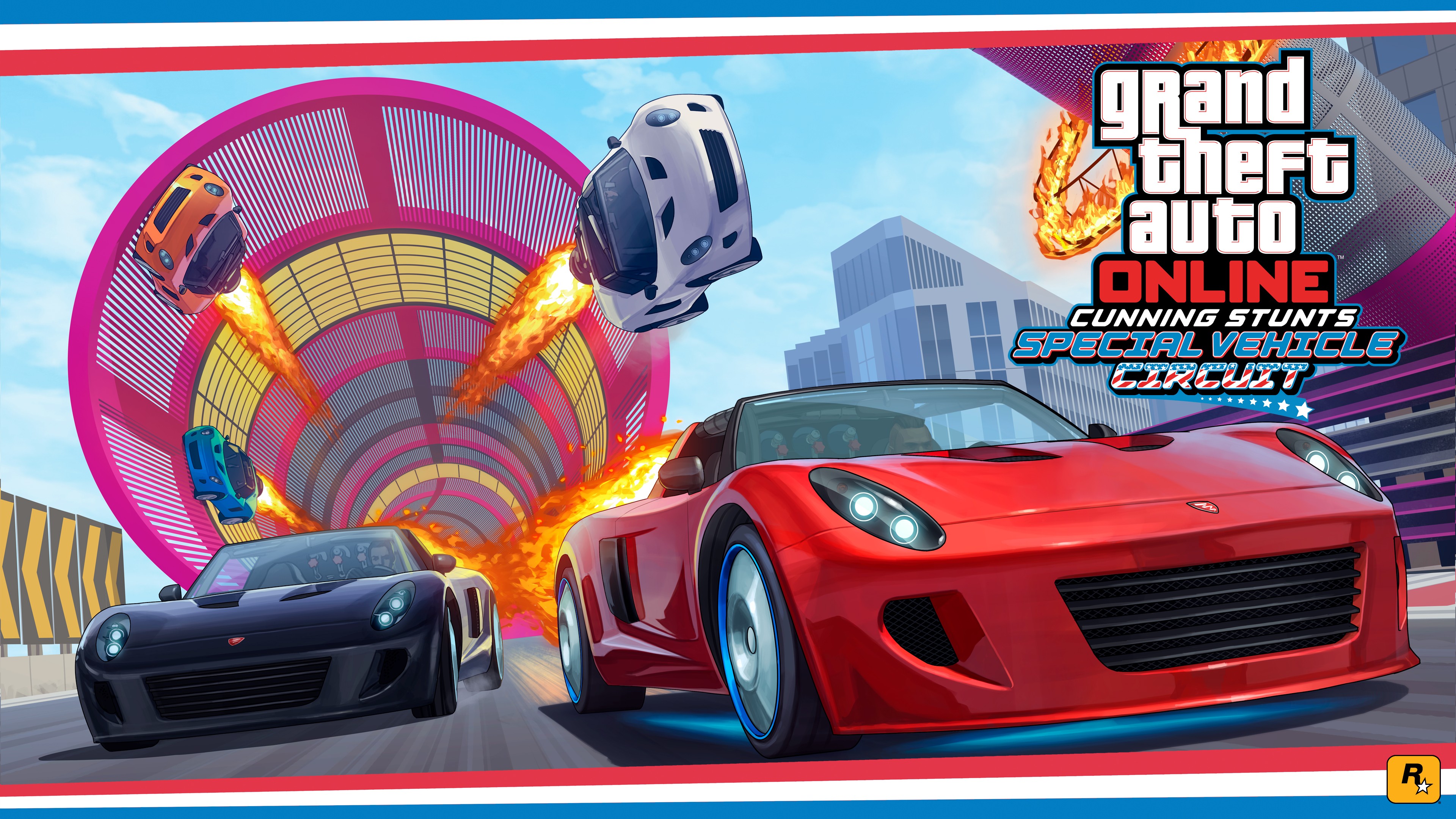 General 3840x2160 Grand Theft Auto V Grand Theft Auto Online race cars stunts Rockstar Games video games