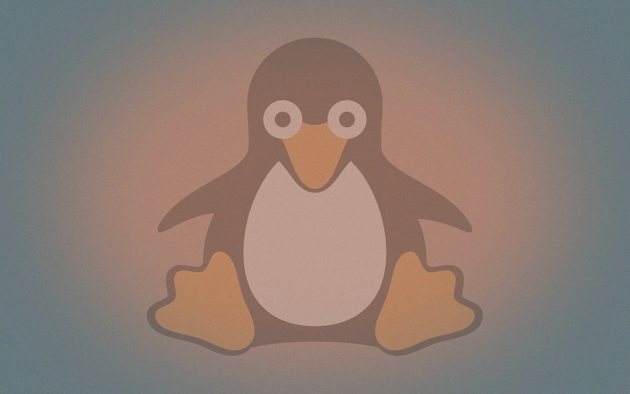 General 2560x1600 Linux Tux open source penguins logo operating system simple background digital art