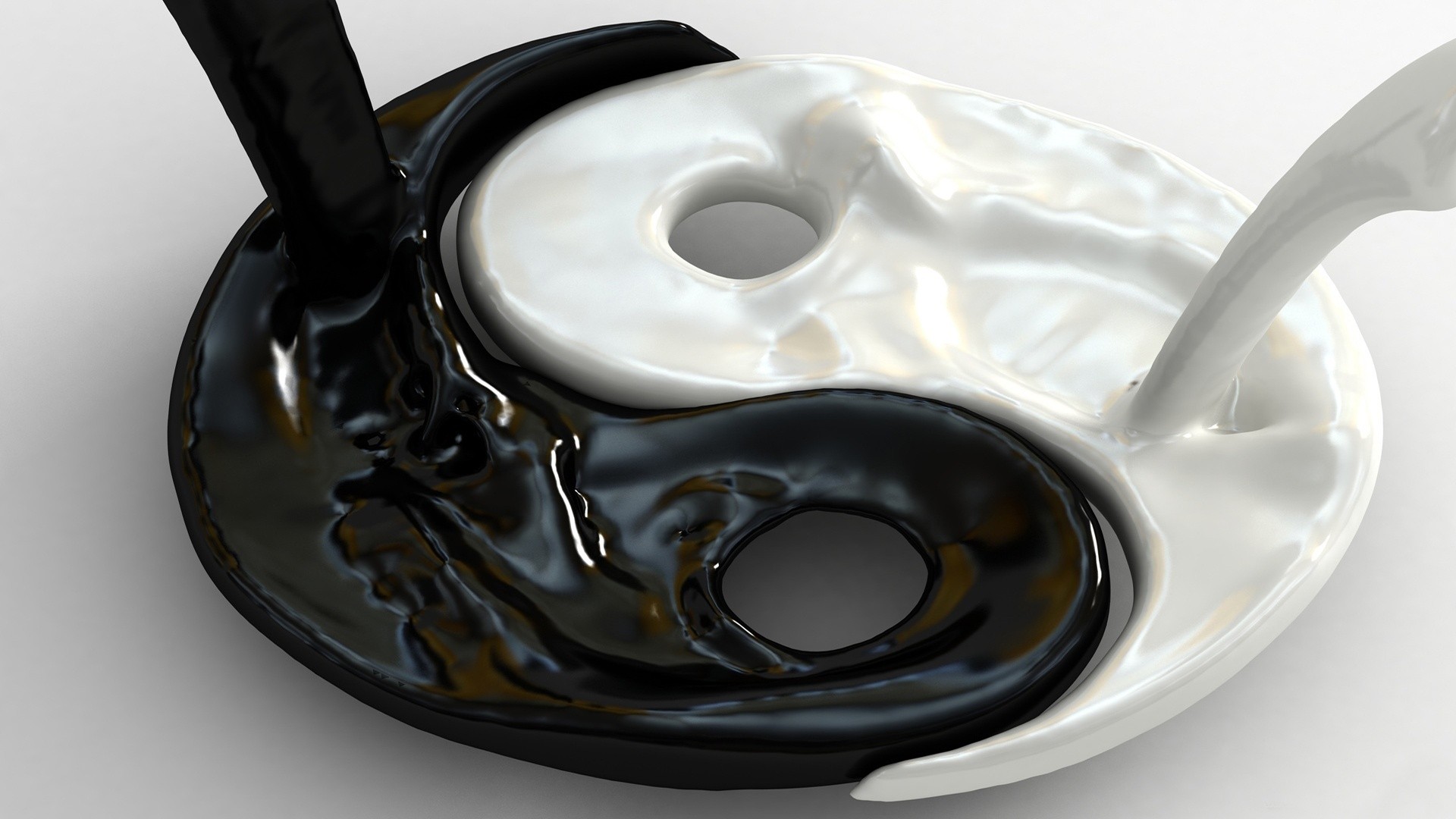 General 1920x1080 Yin and Yang black white liquid Taoism