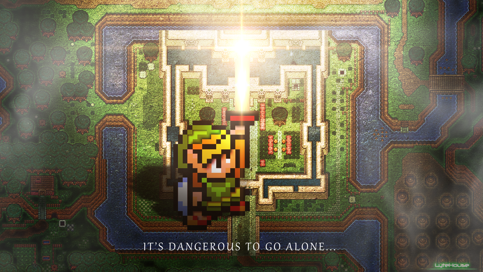 General 1600x900 quote The Legend of Zelda: A Link to the Past The Legend of Zelda video games Link video game art