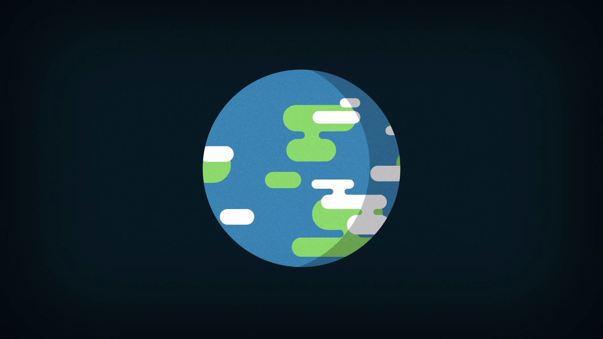 General 1920x1080 minimalism Earth space space art planet abstract artwork simple background Kurzgesagt – In a Nutshell