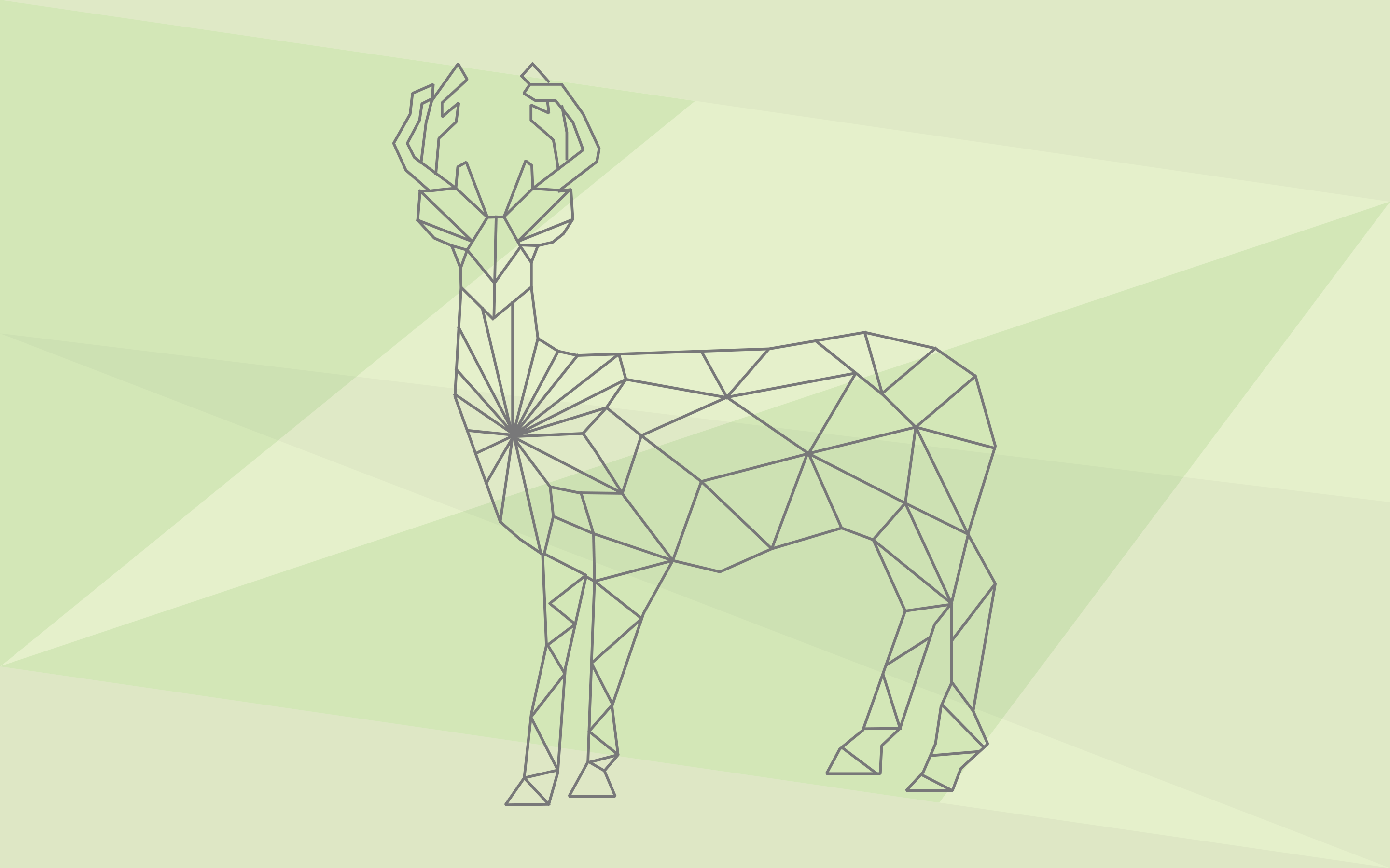 General 2880x1800 deer animals lines simple background digital art mammals abstract