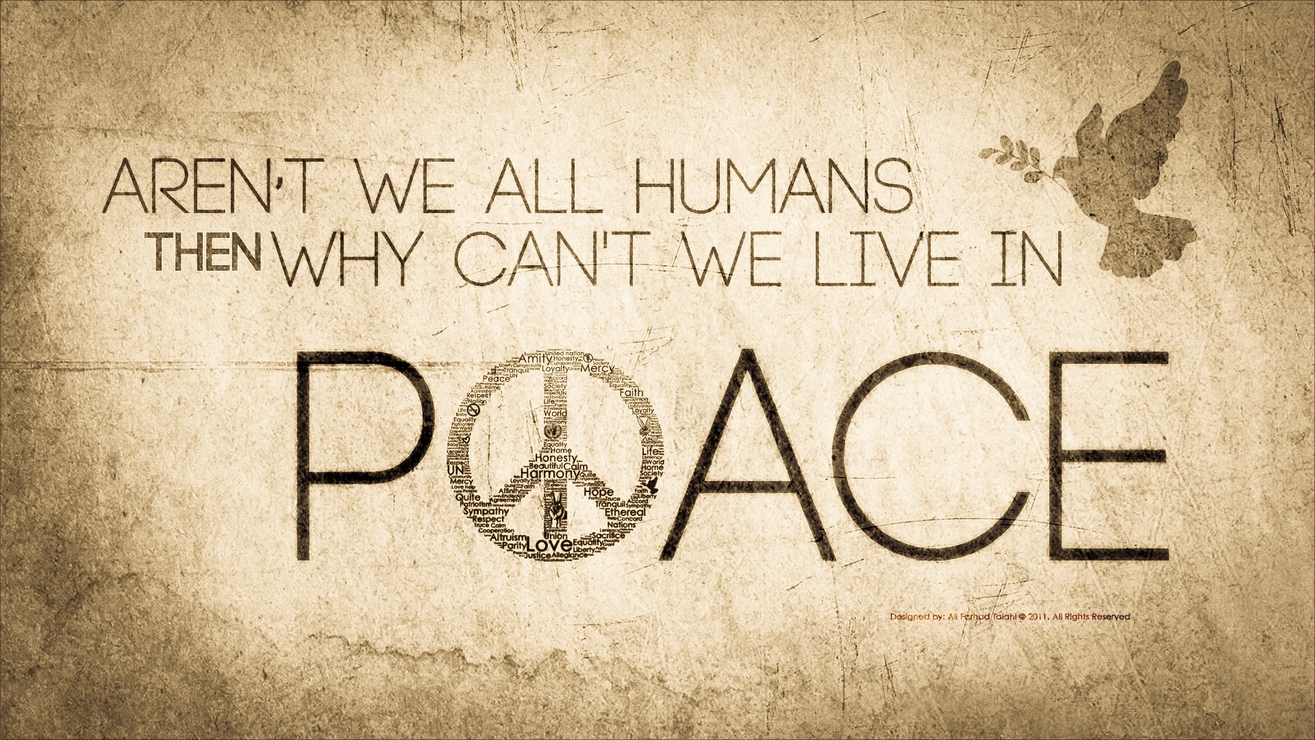 General 1920x1080 writing peace typography