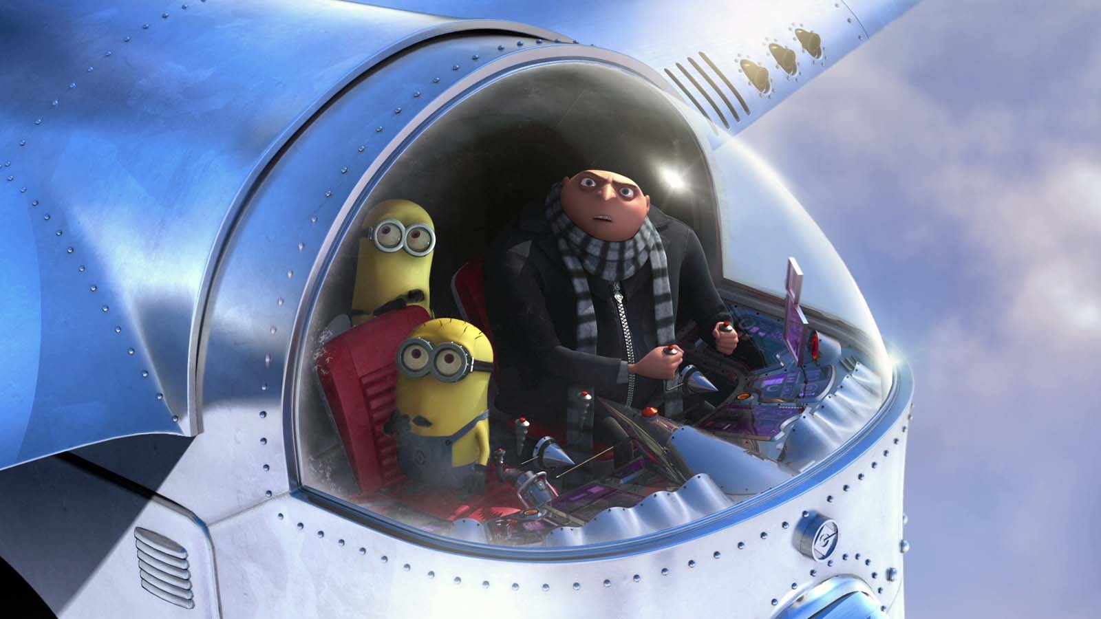 General 1600x900 Despicable Me animated movies movies minions pilot airplane Universal Pictures