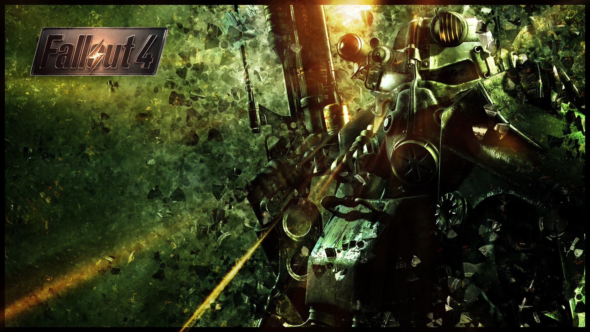 General 1920x1080 Fallout 4 power armor Fallout video games fan art PC gaming futuristic armor