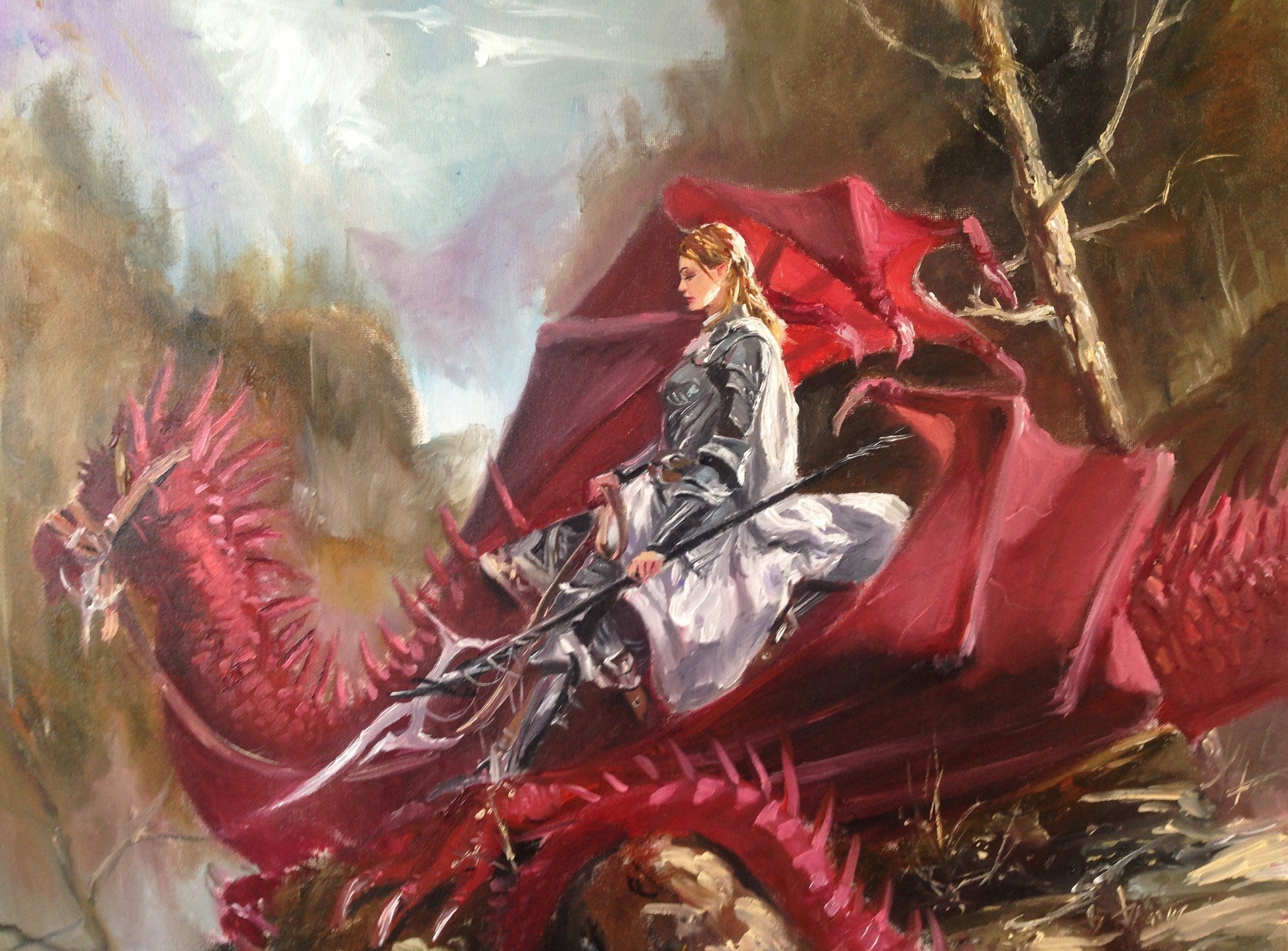 General 1959x1447 fantasy art dragon artwork women creature fantasy girl