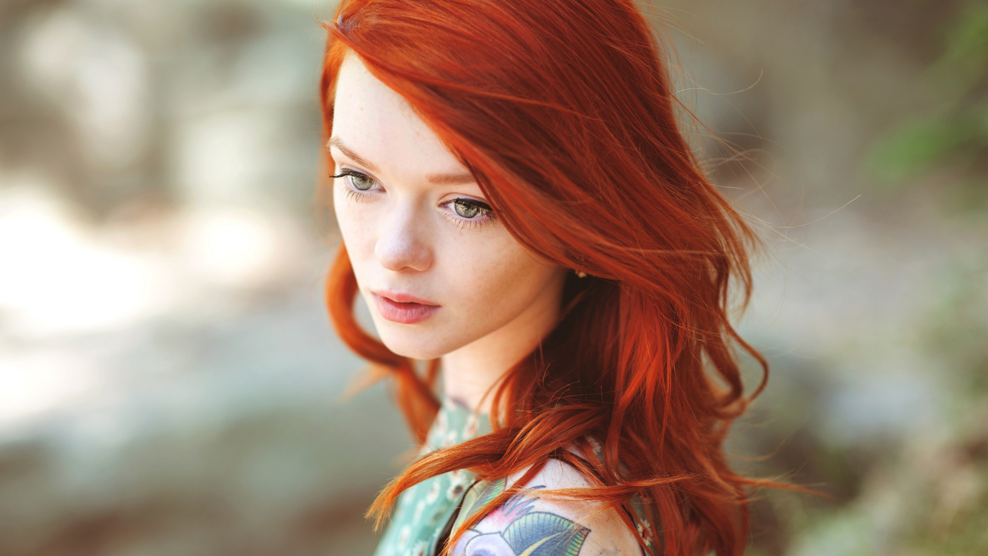 People 1920x1080 redhead Lass Suicide women Suicide Girls inked girls face looking into the distance dyed hair pornstar women outdoors outdoors Scottish Women British British women scottish cropped closeup