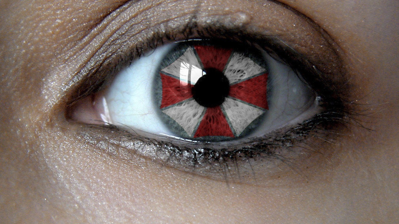 General 1366x768 movies eyeball Umbrella Academy Resident Evil eyes