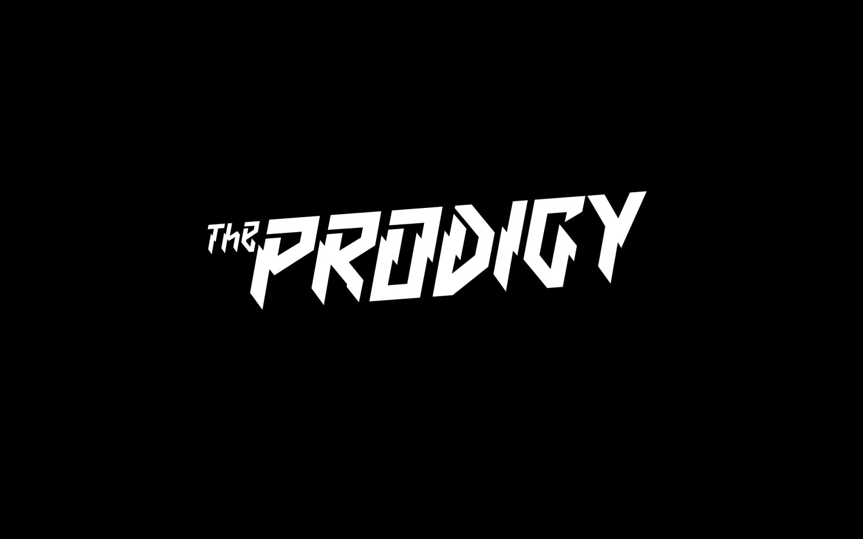 General 1680x1050 The Prodigy minimalism typography music simple background black background