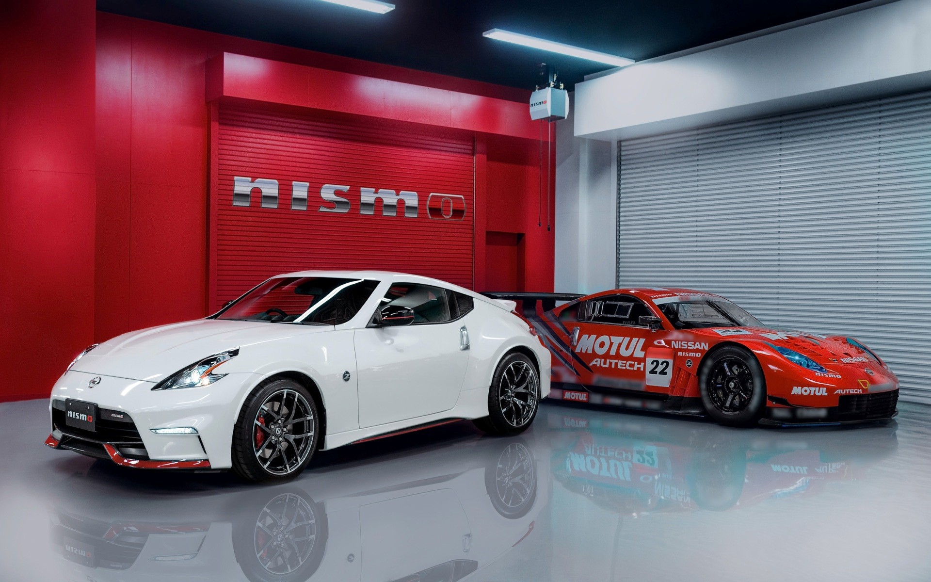 General 1920x1200 Nissan Nismo Nissan Fairlady Z car Nissan 370Z frontal view red cars vehicle white cars livery