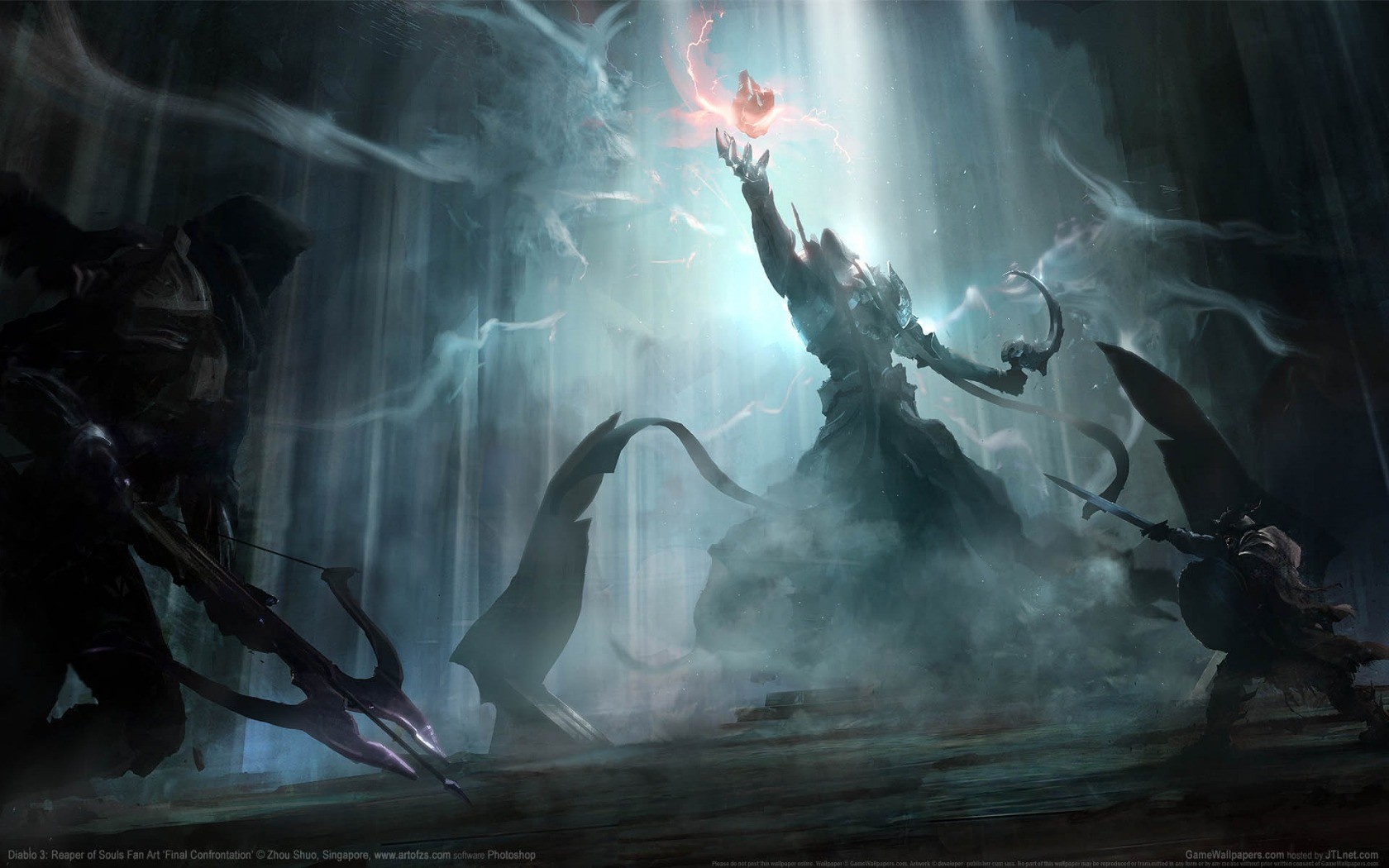 General 1680x1050 Diablo III video games fantasy art digital art Diablo 3: Reaper of Souls PC gaming fan art