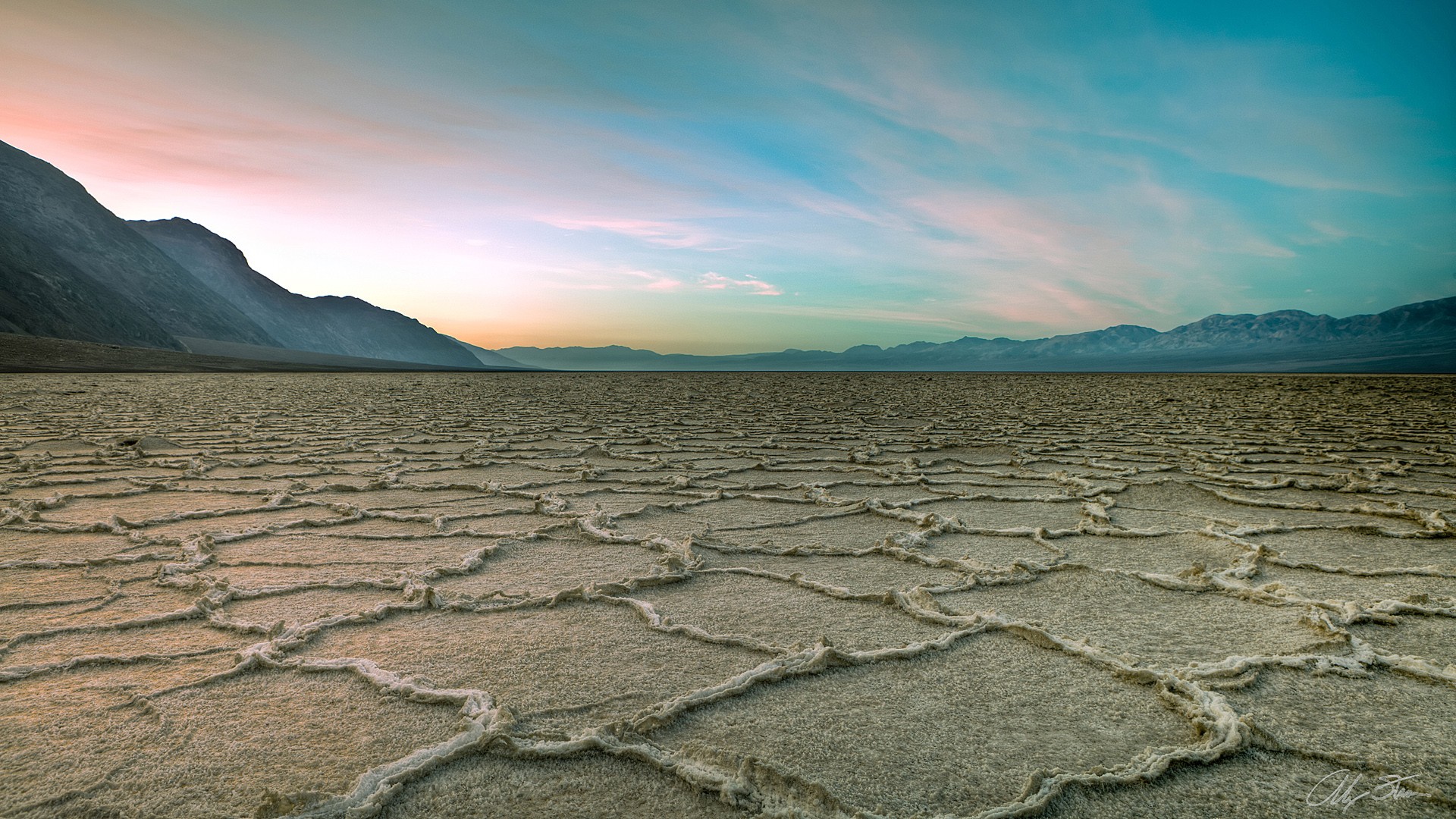 General 1920x1080 Death Valley California mountains desert nature landscape outdoors sky plains salt lakes