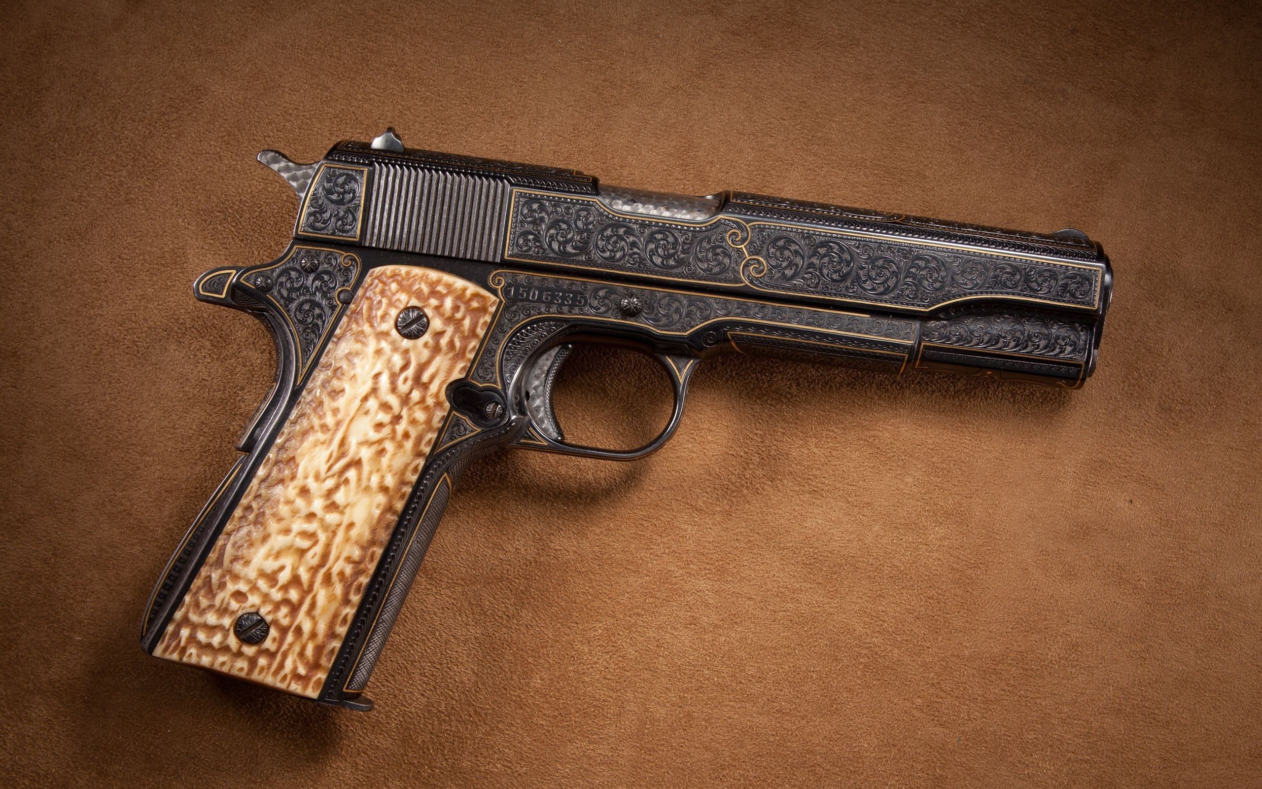 General 2560x1600 weapon gun Colt Colt 1911 numbers pistol American firearms