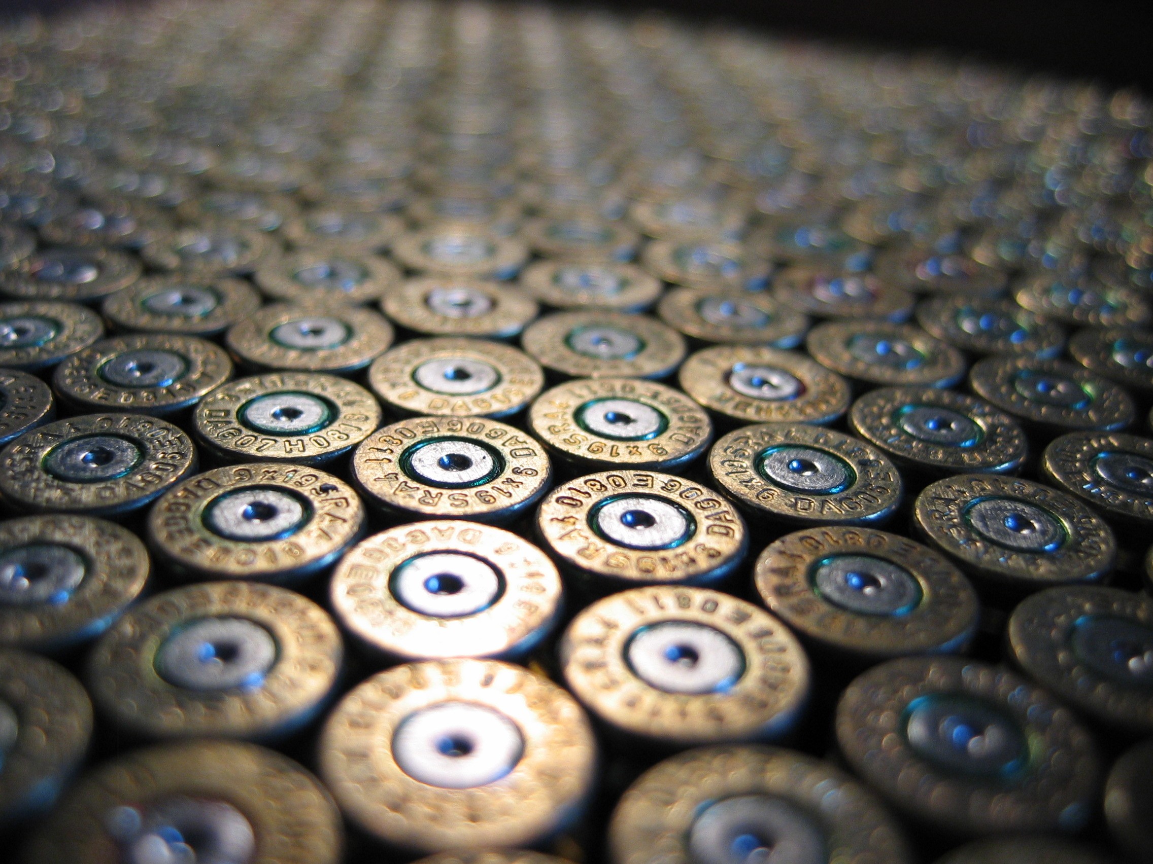 General 2272x1704 blurred ammunition metal numbers pattern depth of field