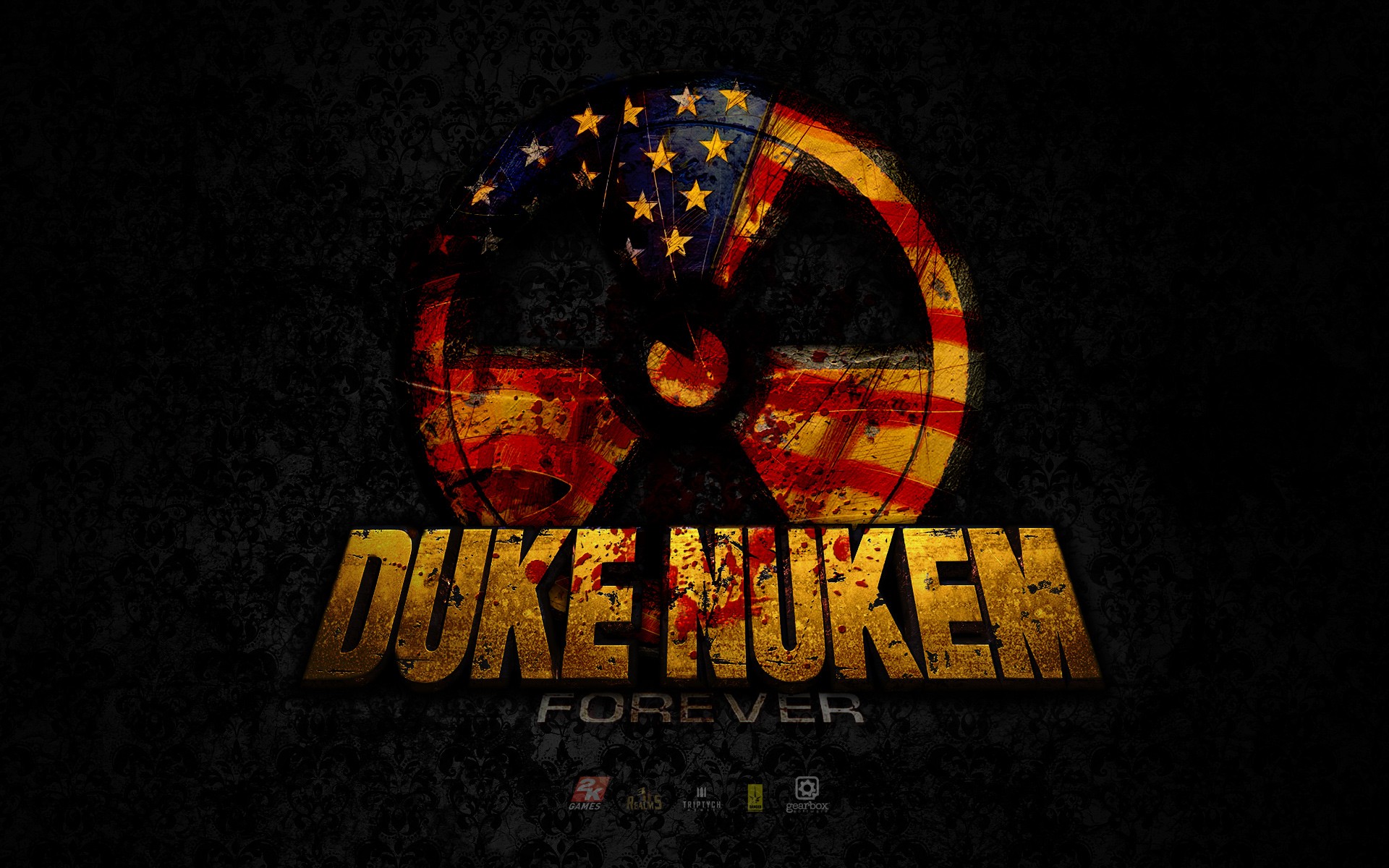 General 1920x1200 logo Duke Nukem Forever nuclear video games video game art
